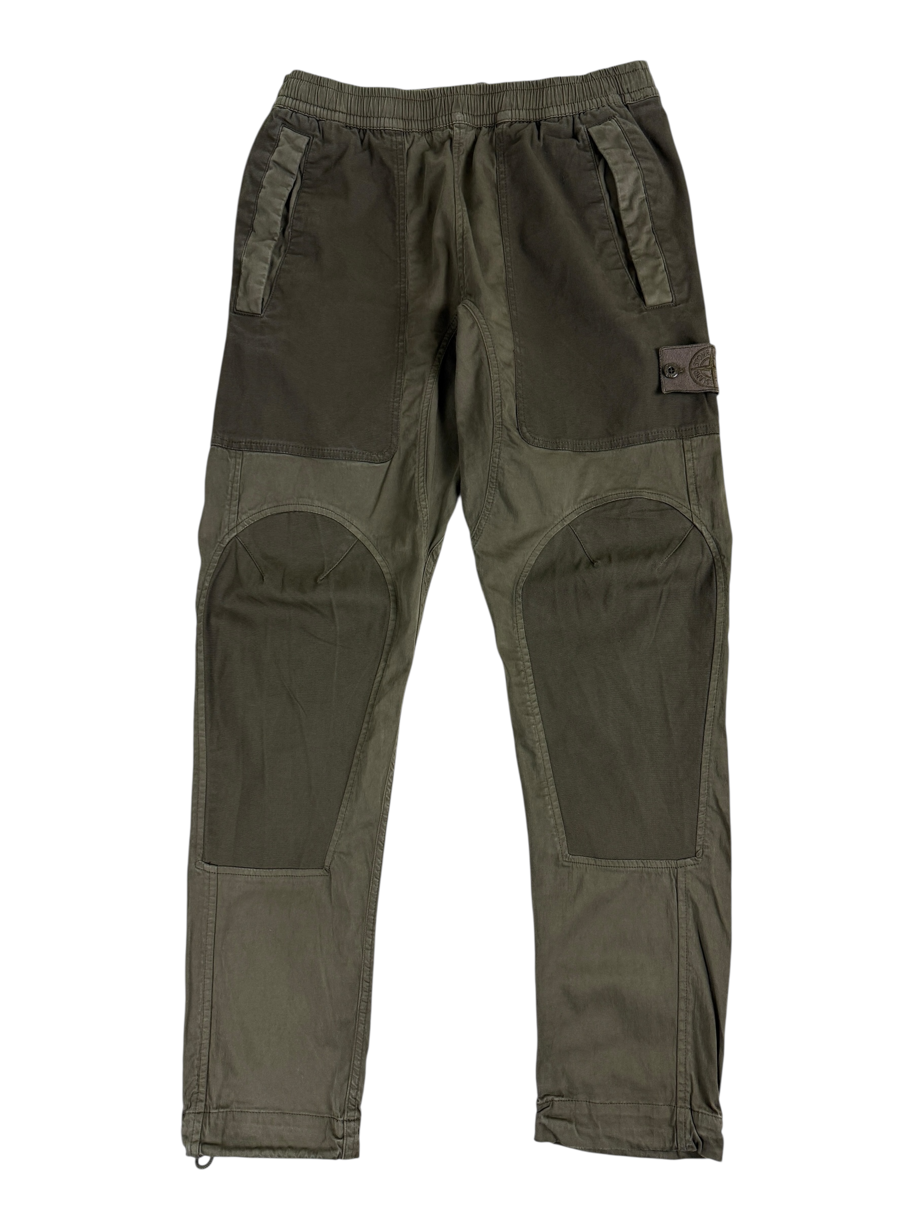 Pantalon Stone Island kaki taille W31 - Vue de face