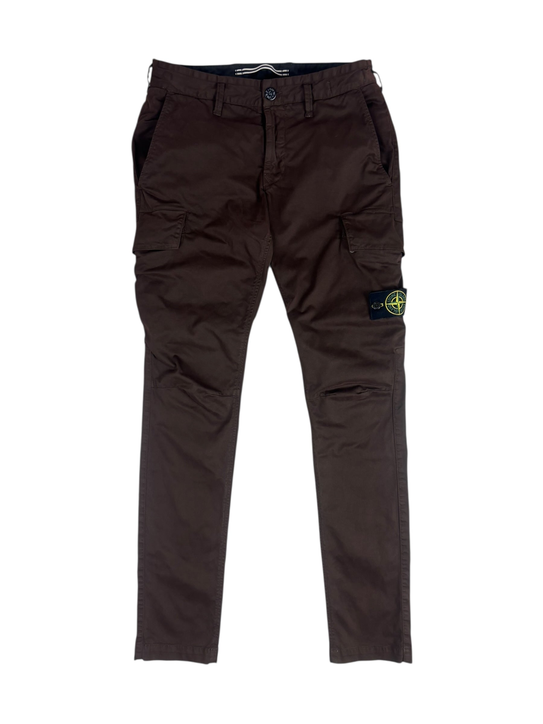 Pantalon Stone Island marron taille PANTALON W30 - Vue de face