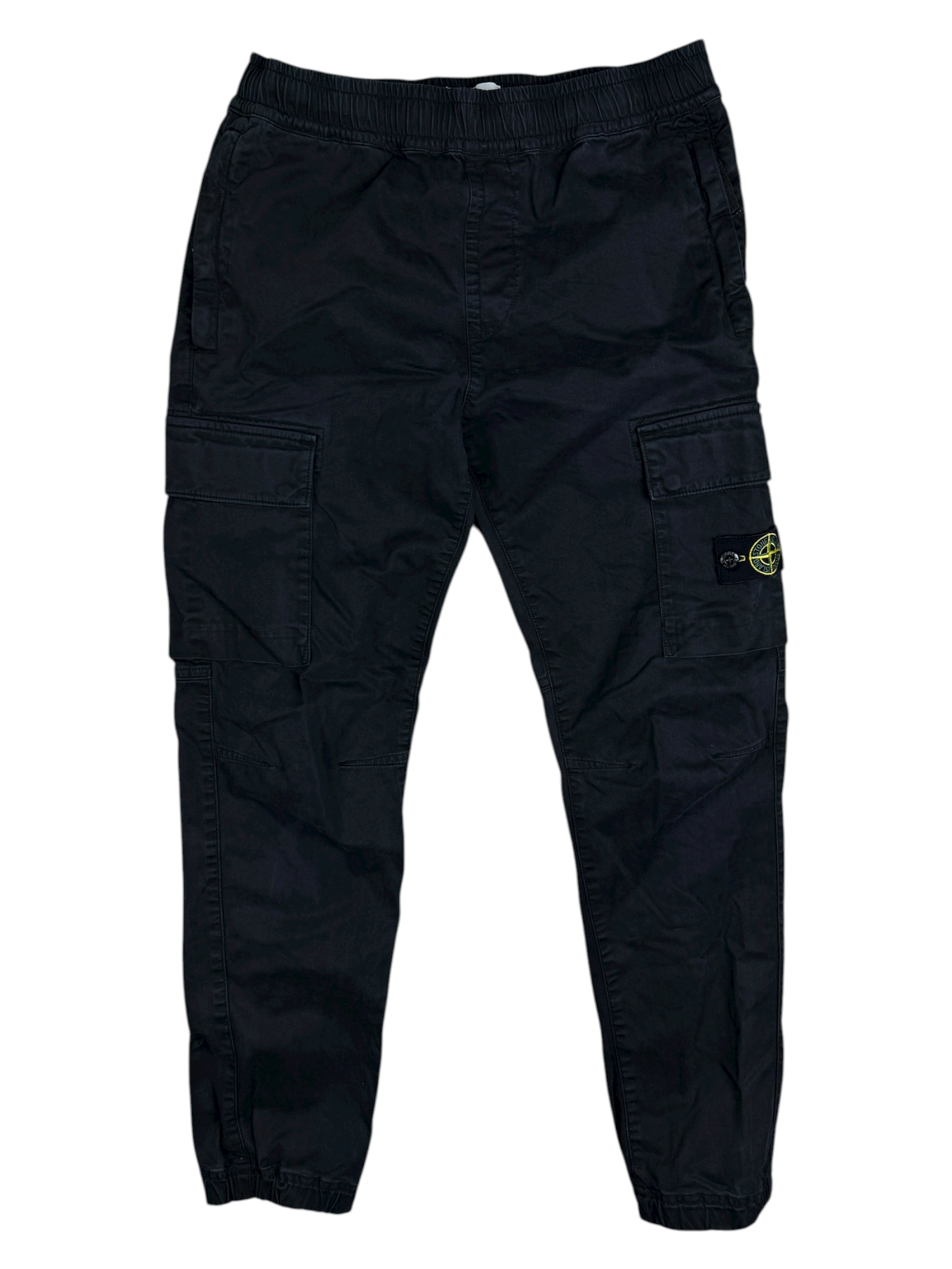 Pantalon Stone Island noir taille 12 ans - Vue de face