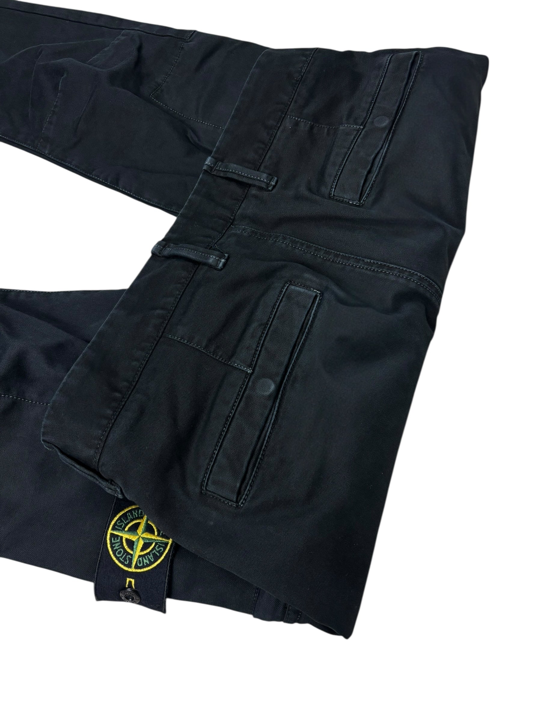 Pantalon Stone Island noir taille PANTALON W30 - Vue de dos