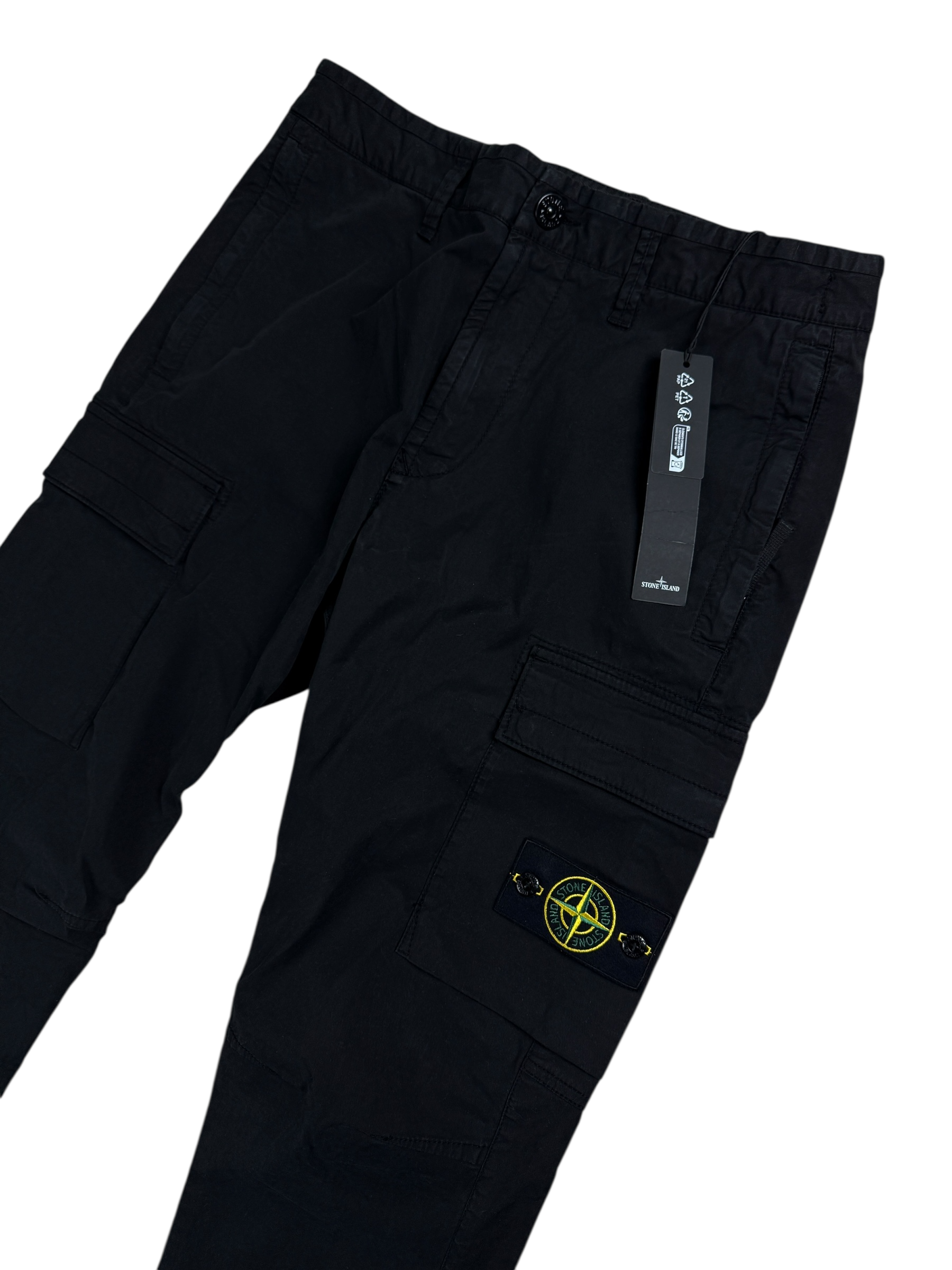 Pantalon Stone Island noir taille PANTALON W30 - Vue de dos