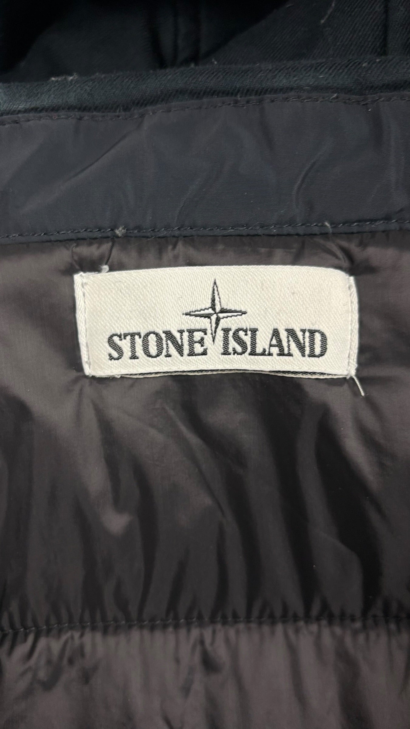 Parka Stone Island marine taille L - Logo et étiquette