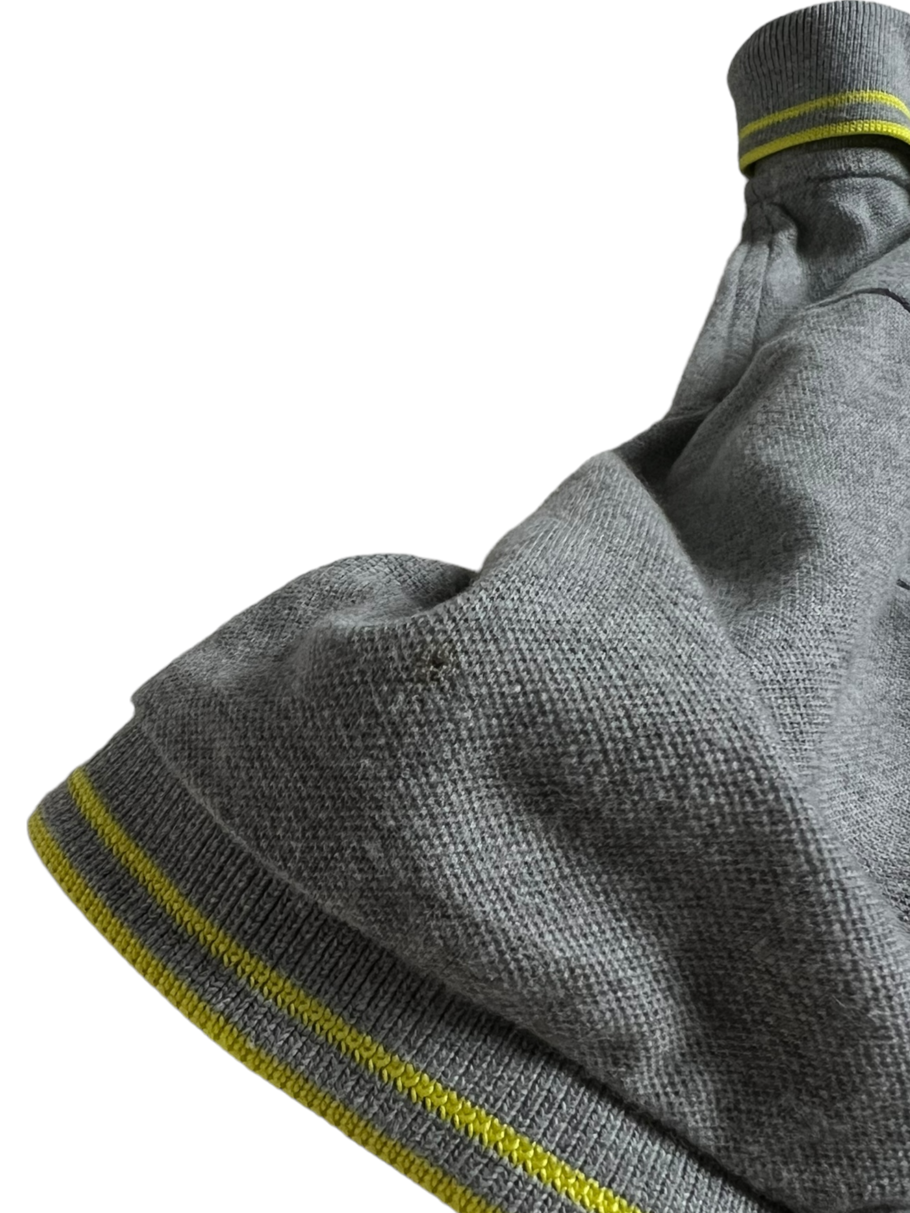 Polo Stone Island gris taille M - Vue côté