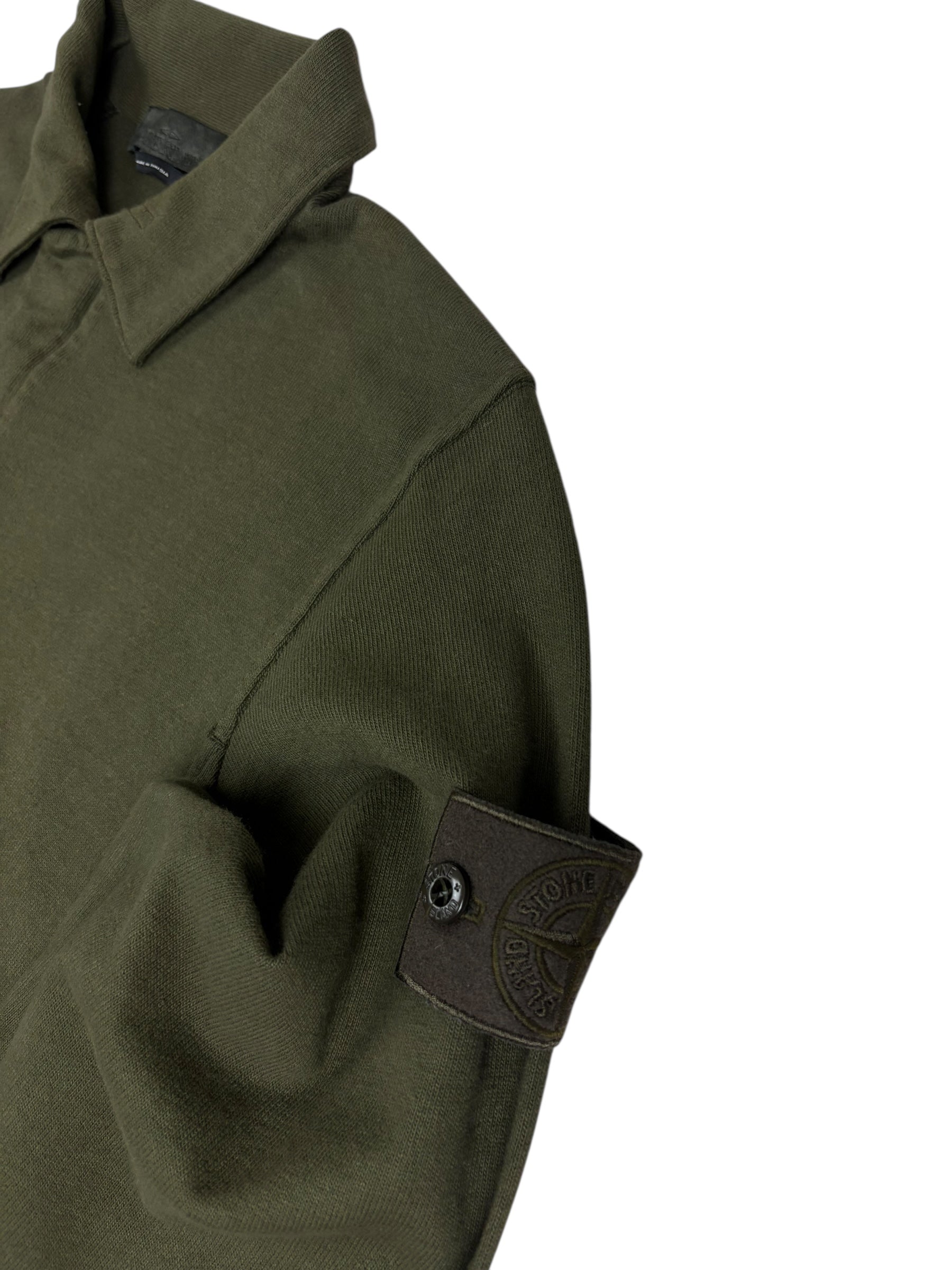 Polo Stone Island kaki taille M - Vue de dos