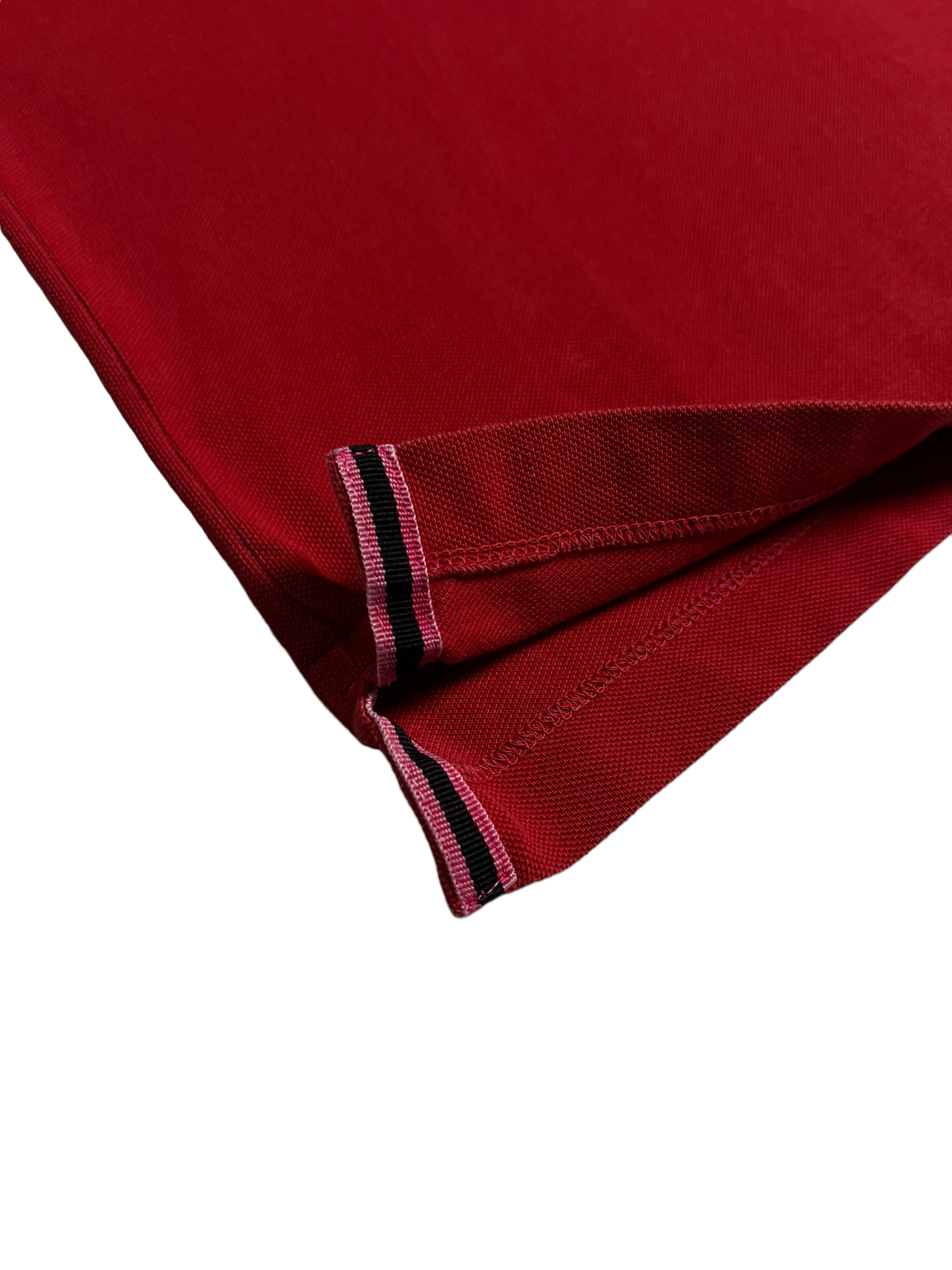 Polo Stone Island rouge taille M - Vue côté
