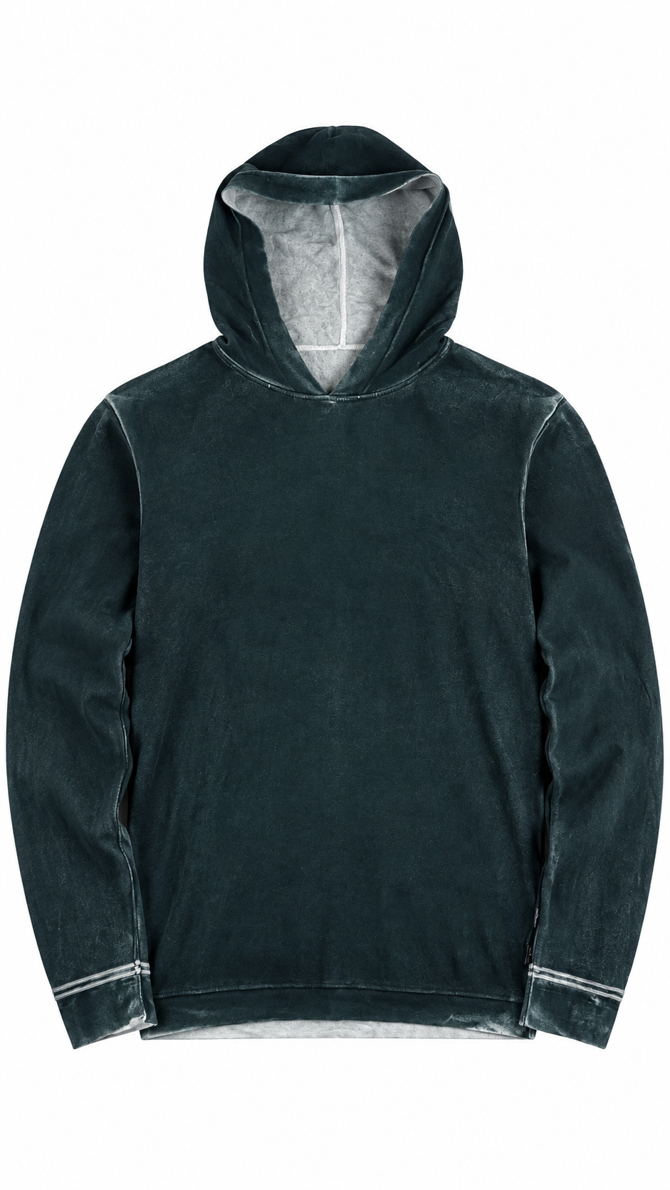 Pull à Capuche Réversible Stone Island gris, vue de dos — vue 3