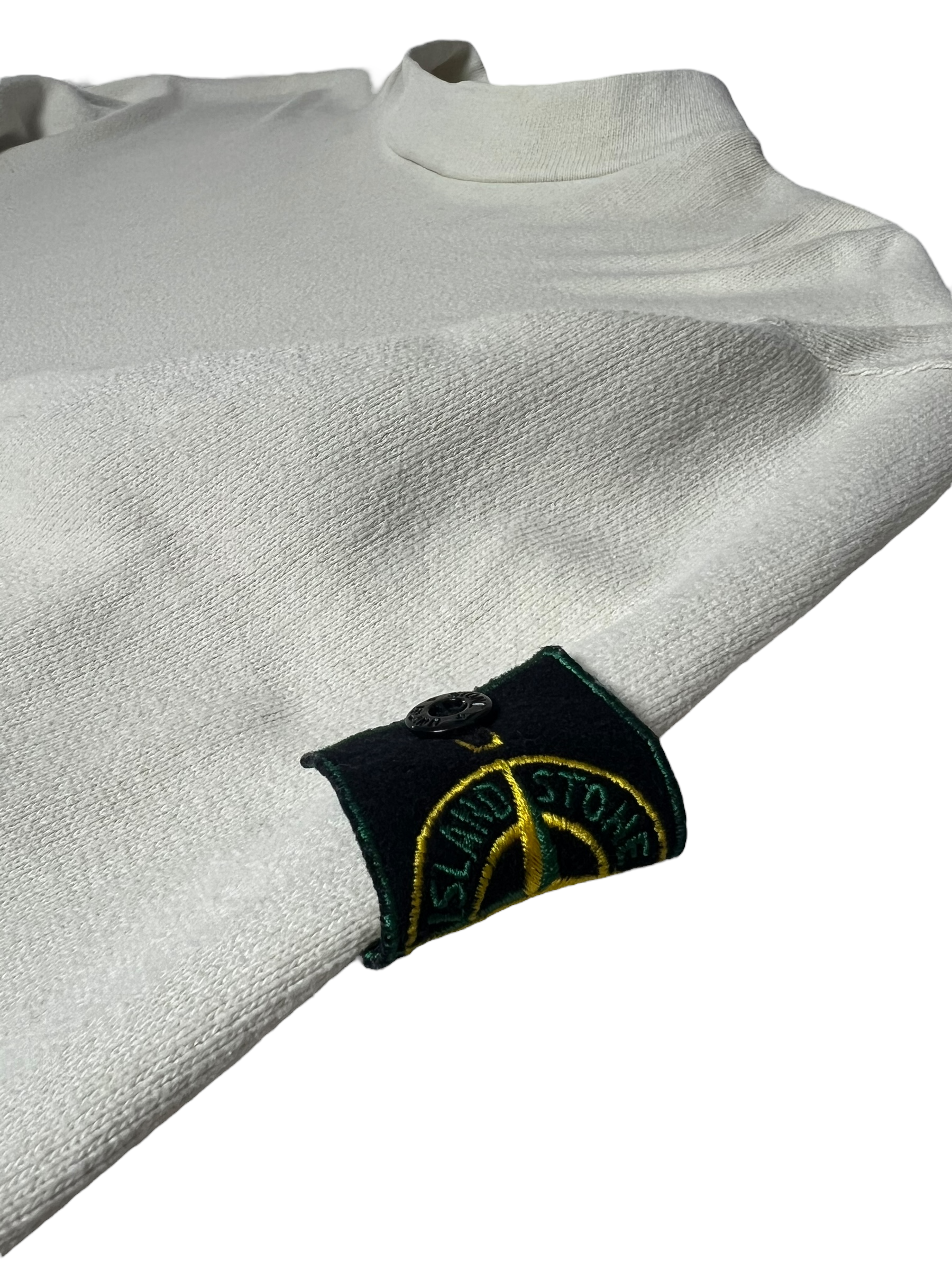 Pull Stone Island blanc taille L - Vue de dos