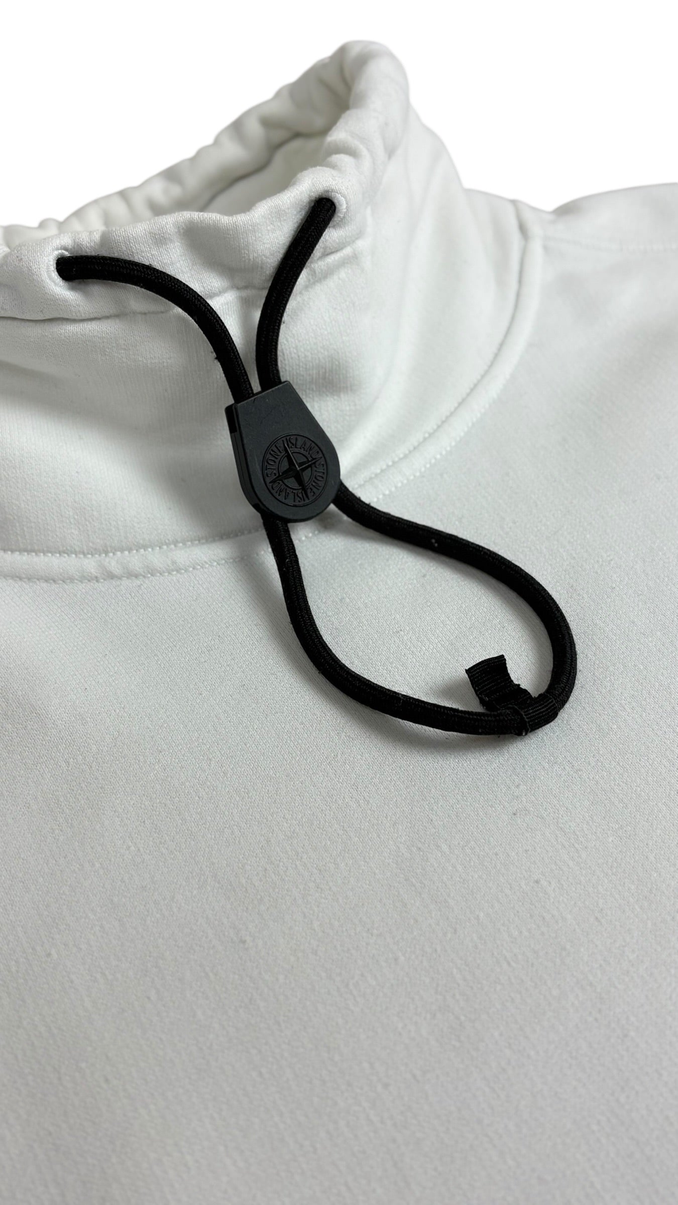 Pull Stone Island blanc taille S - Détail