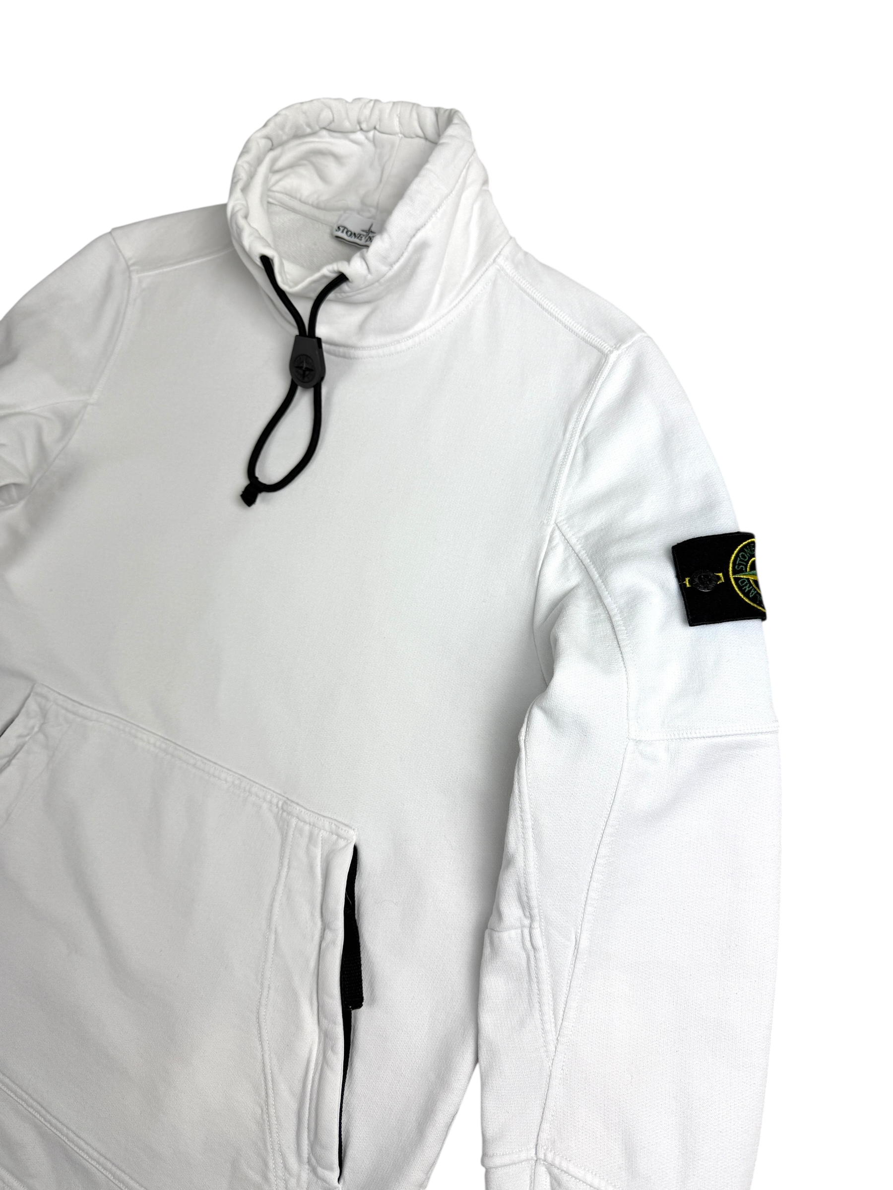 Pull Stone Island blanc taille S - Vue de dos