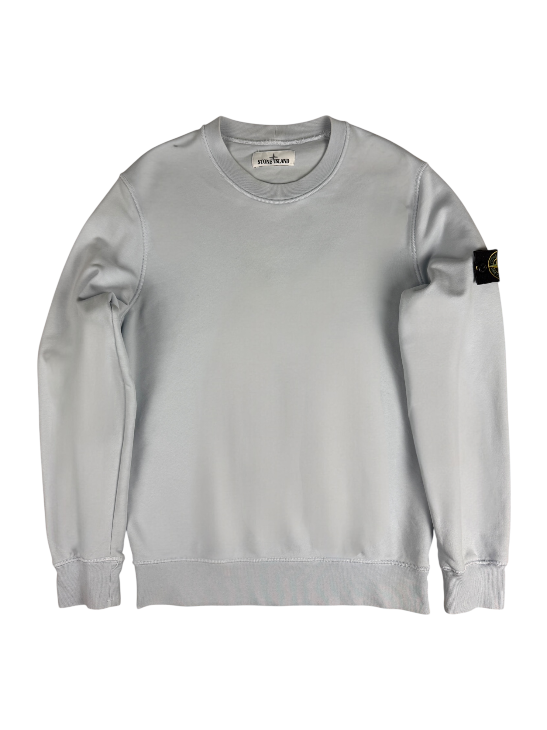 Pull Stone Island bleu ciel taille M - Vue de face