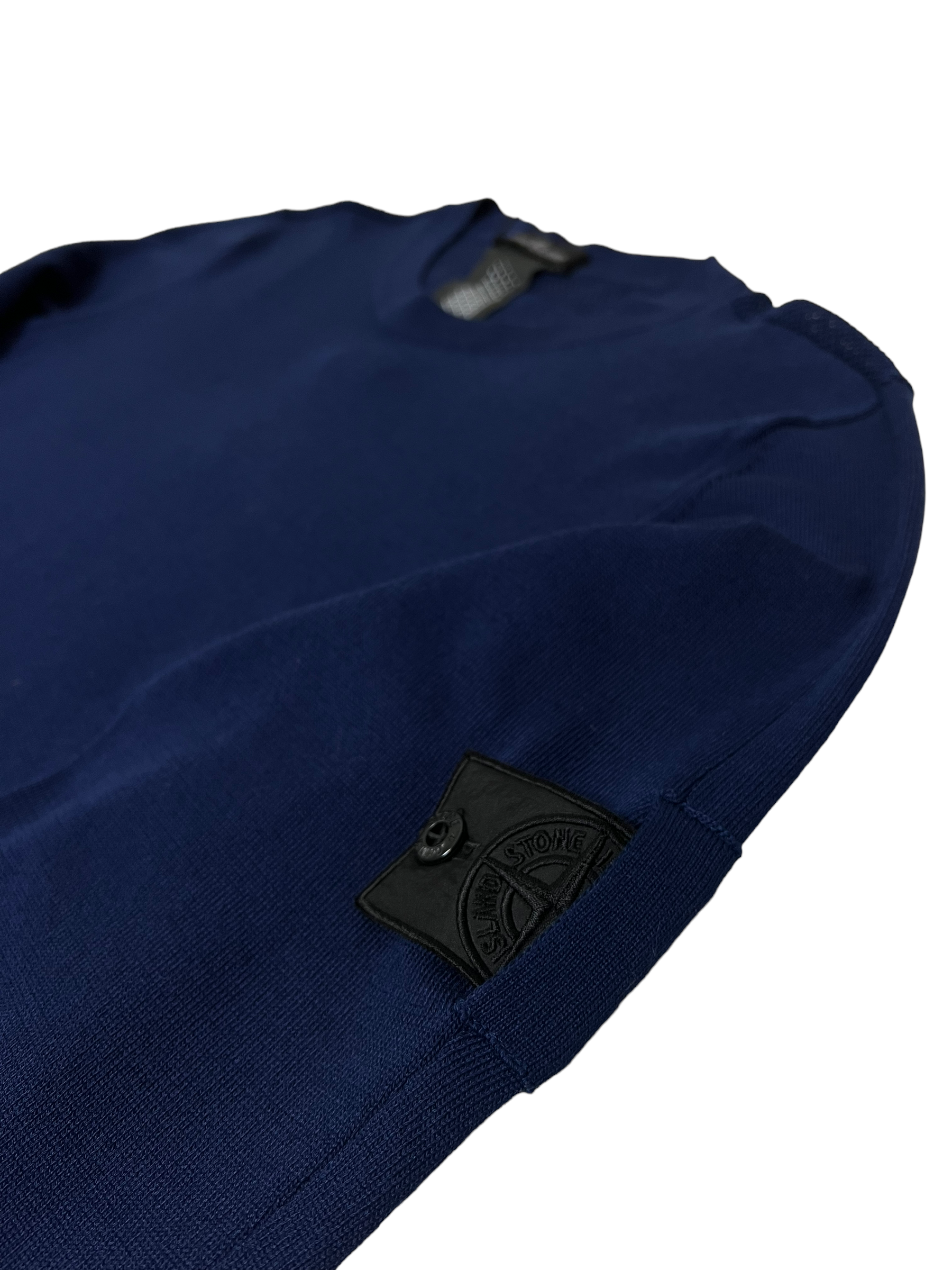 Pull Stone Island bleu marine taille L - Vue de dos