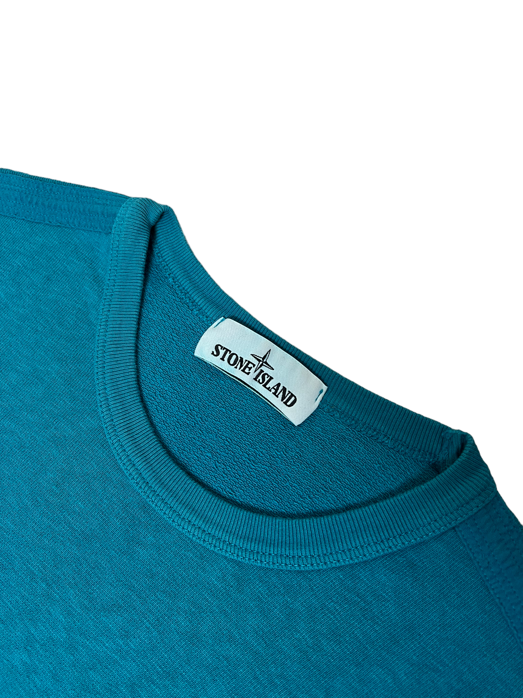 Pull Stone Island bleu taille L - Détail