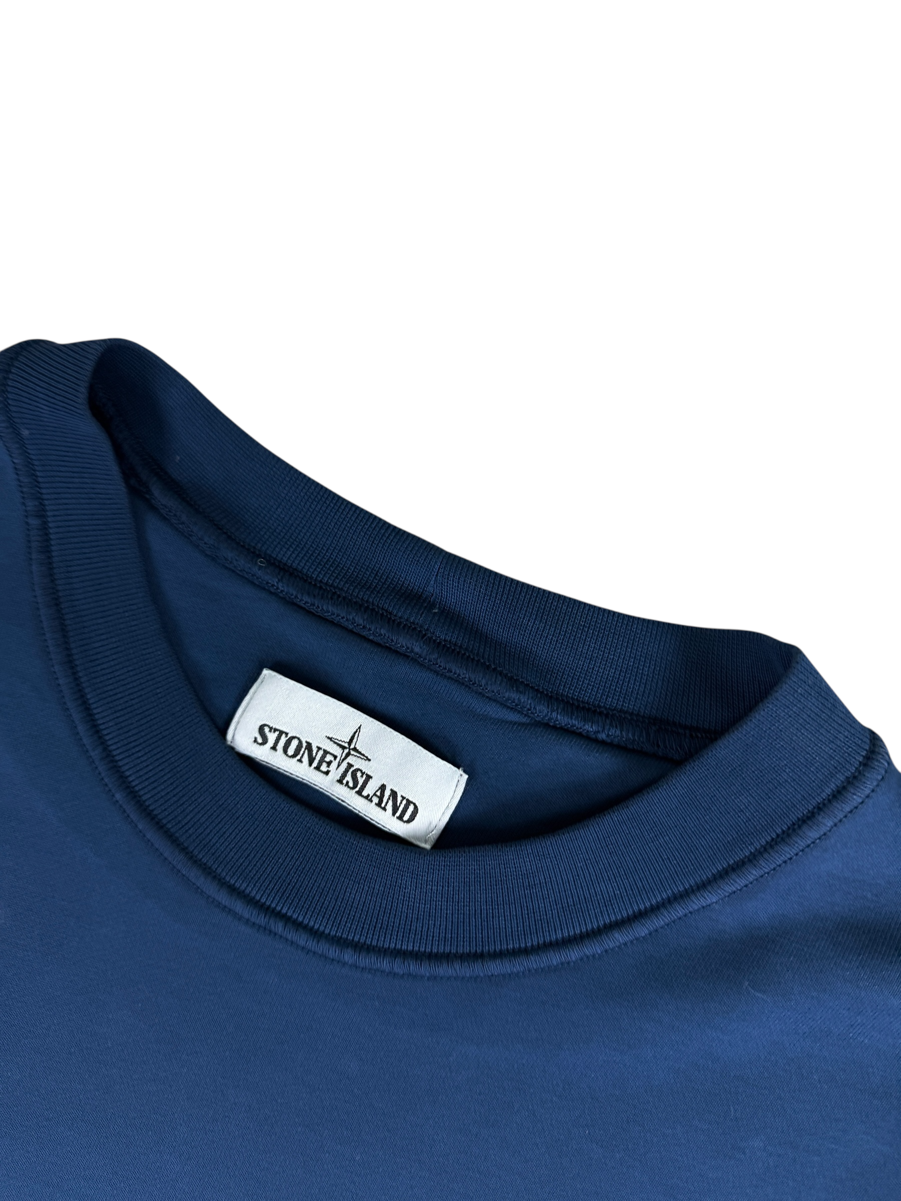 Pull Stone Island bleu taille M - Détail