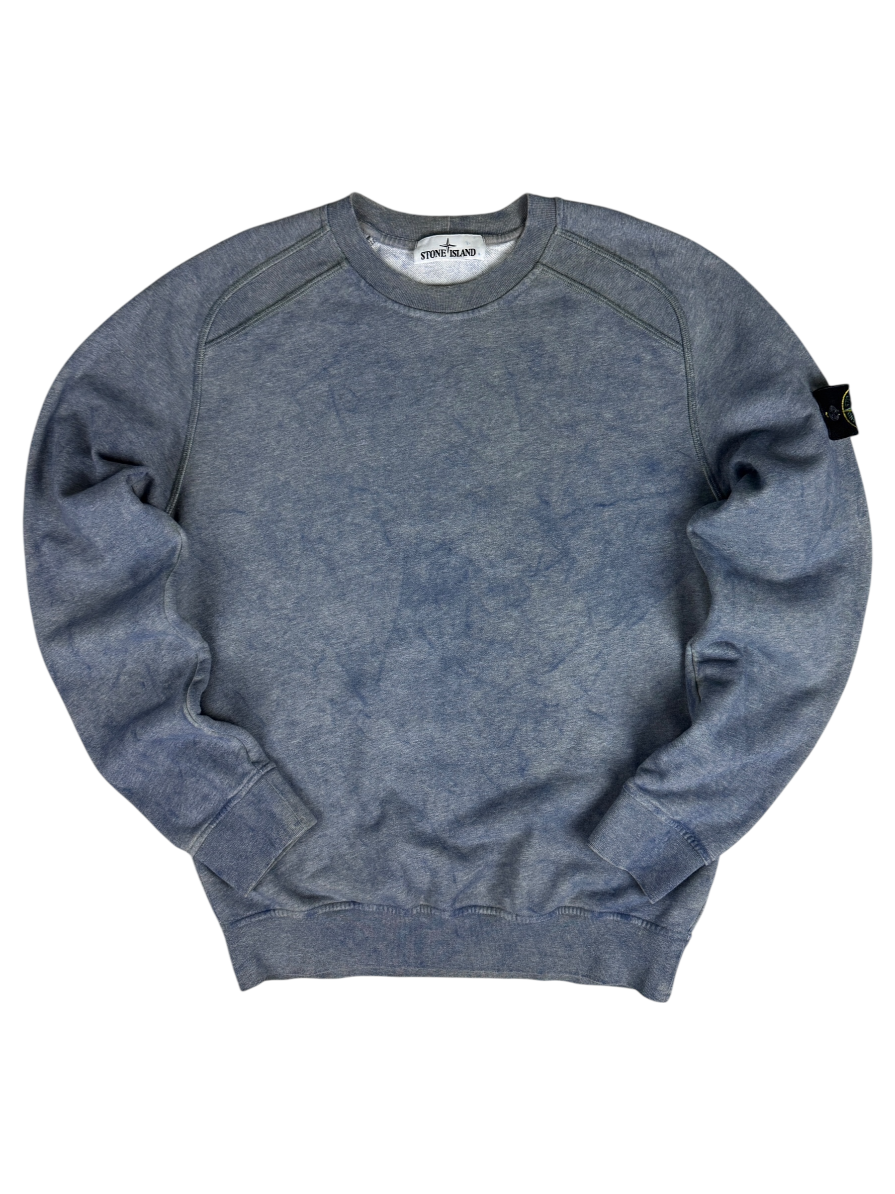 Pull Stone Island bleu taille M - Vue de face