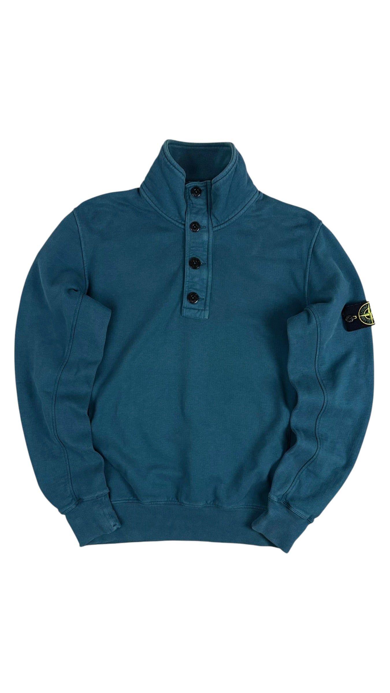 Pull Stone Island bleu taille M - Vue de face