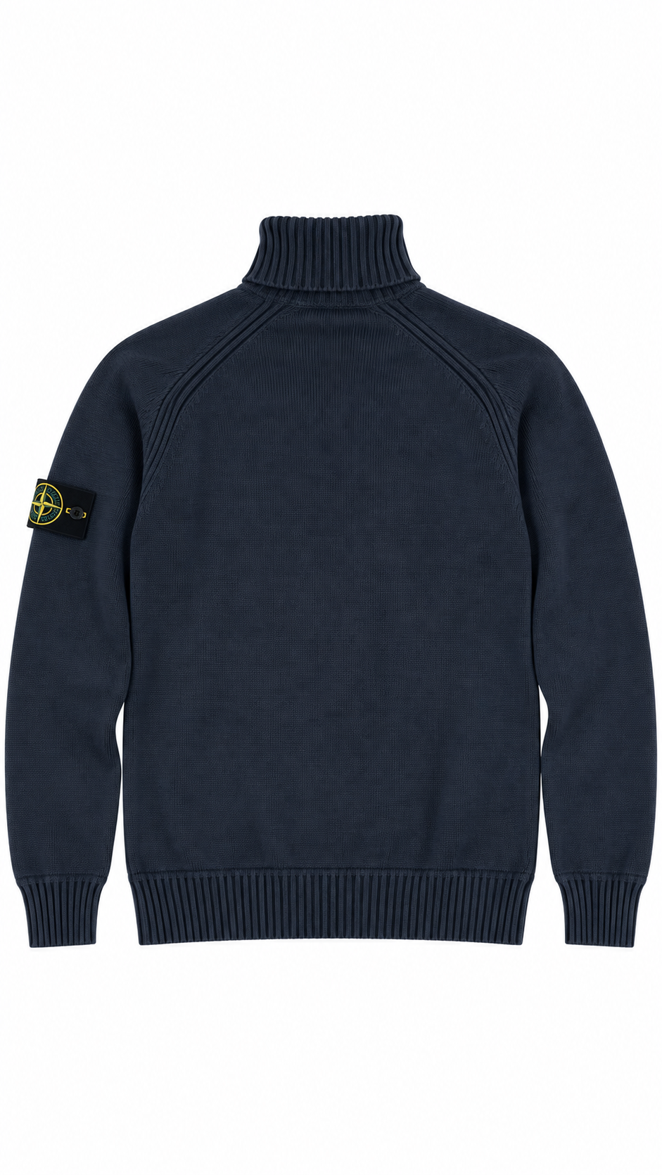 Pull Col Roulé Stone Island marine, vue de dos — vue 2
