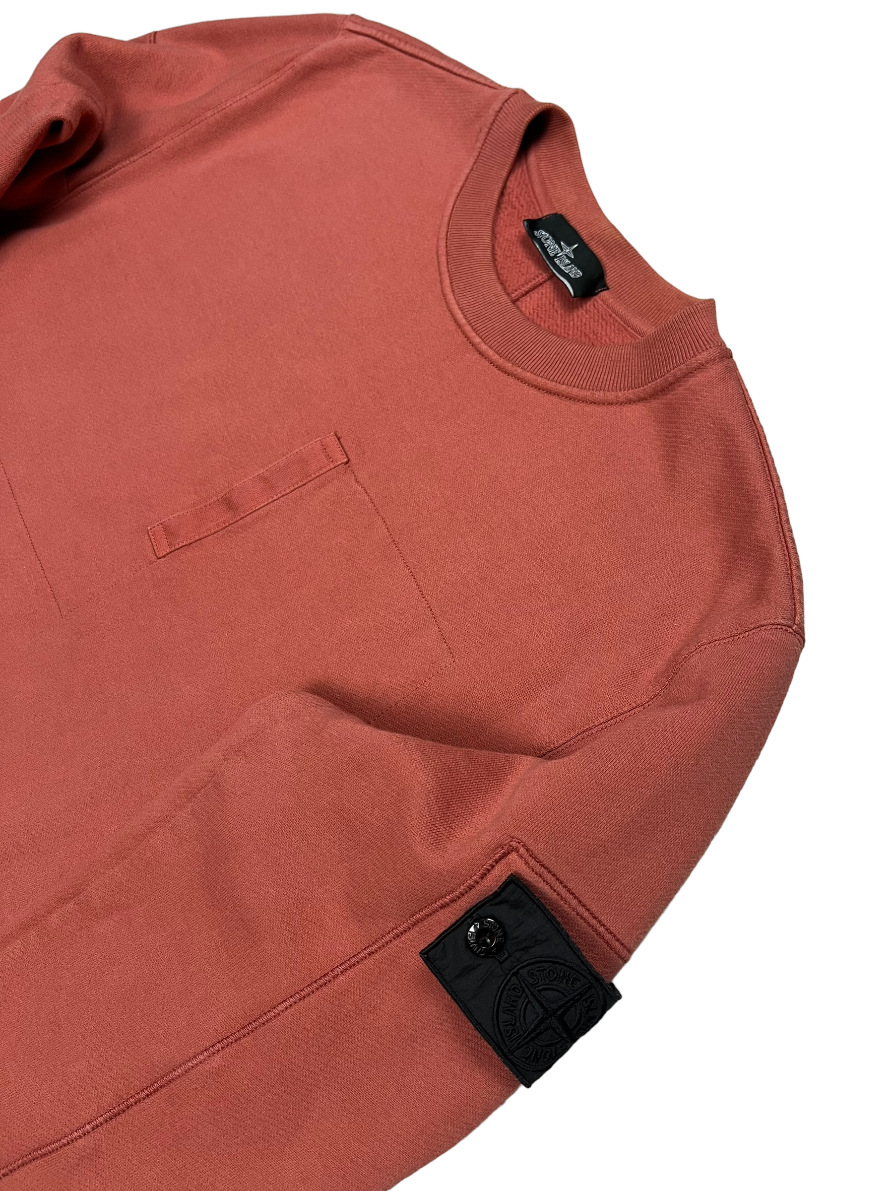 Pull Stone Island corail taille L - Vue de dos