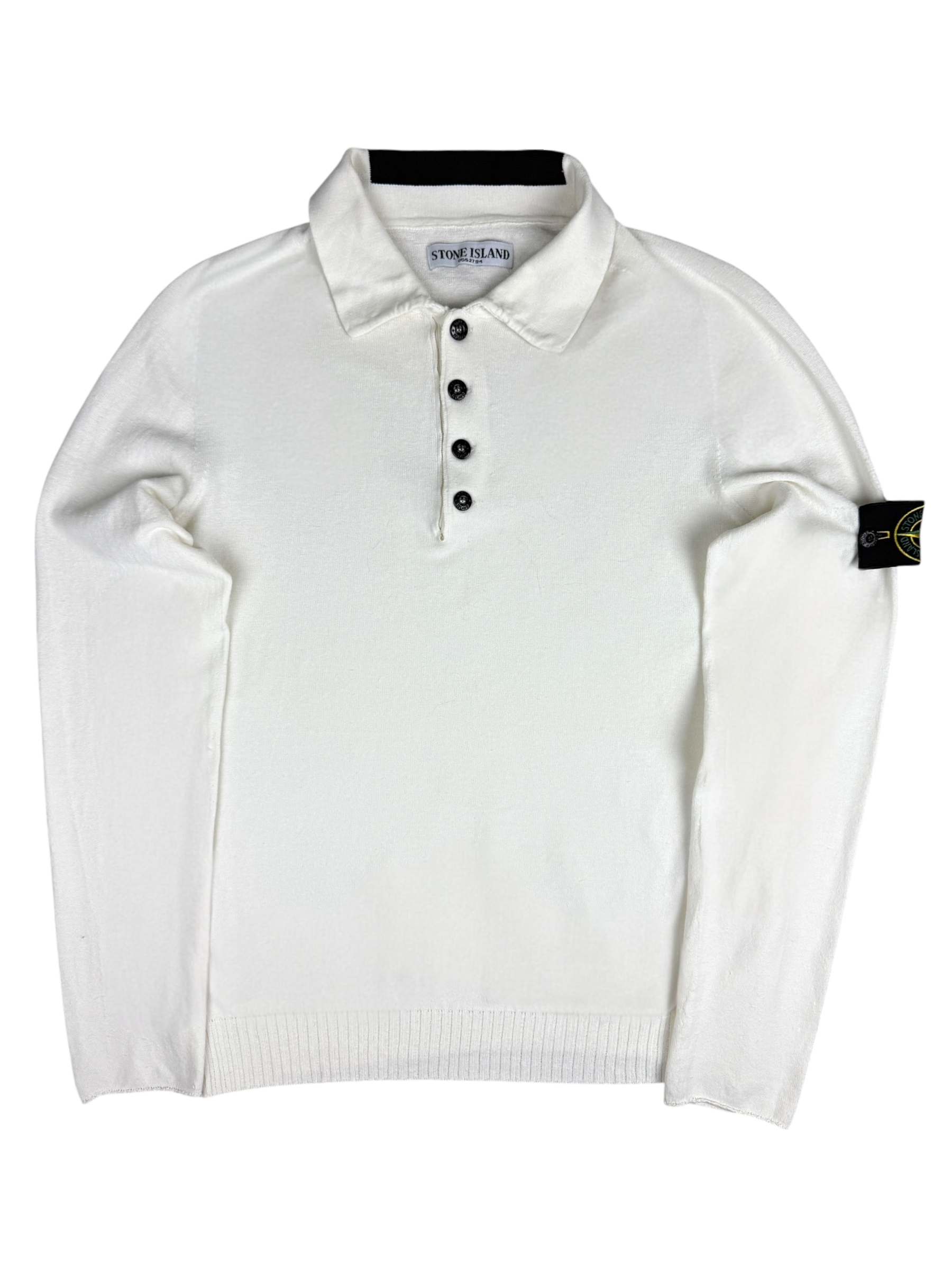 Pull Stone Island crème taille L - Vue de face