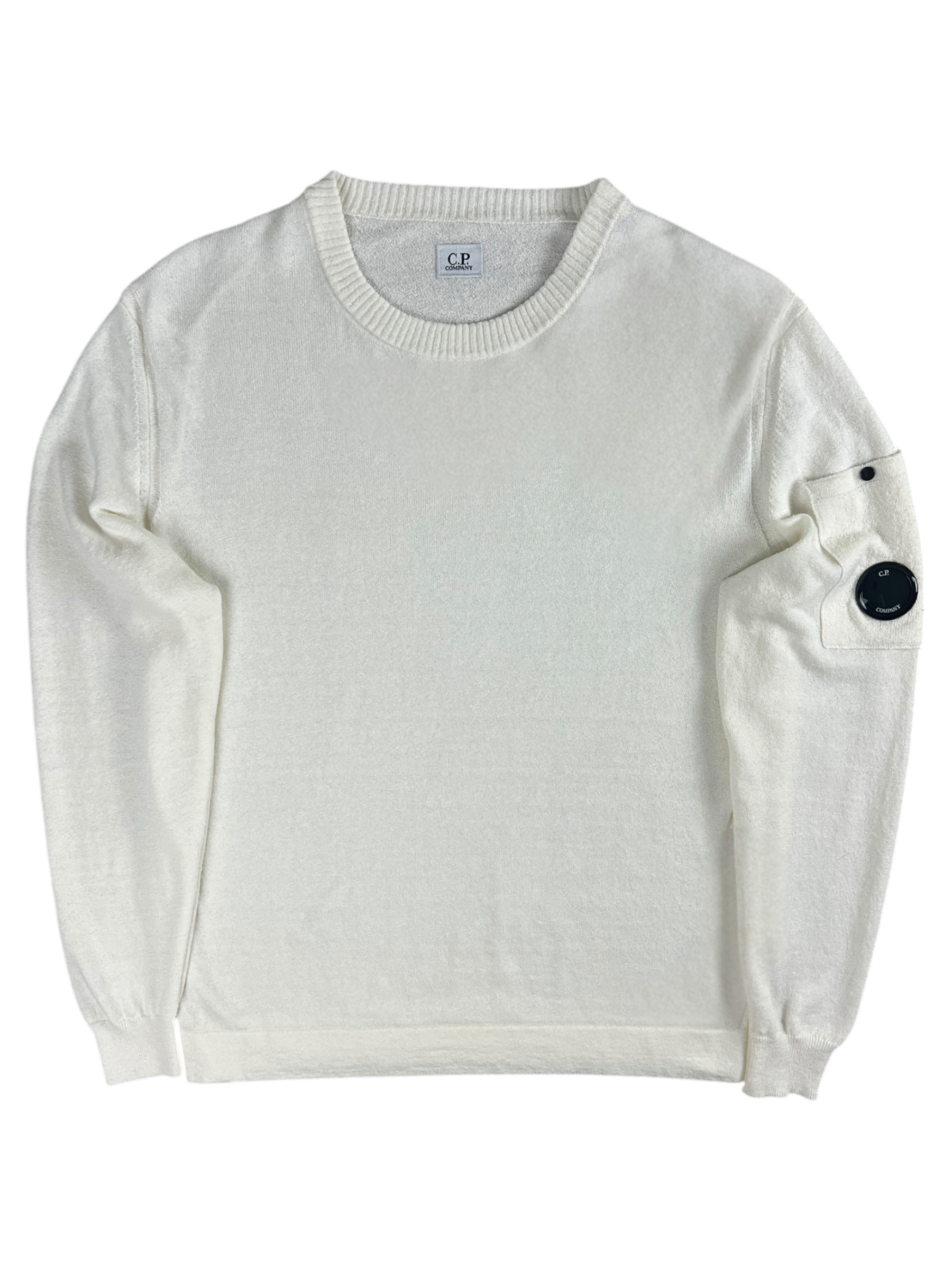 Pull Stone Island crème taille M - Vue de face