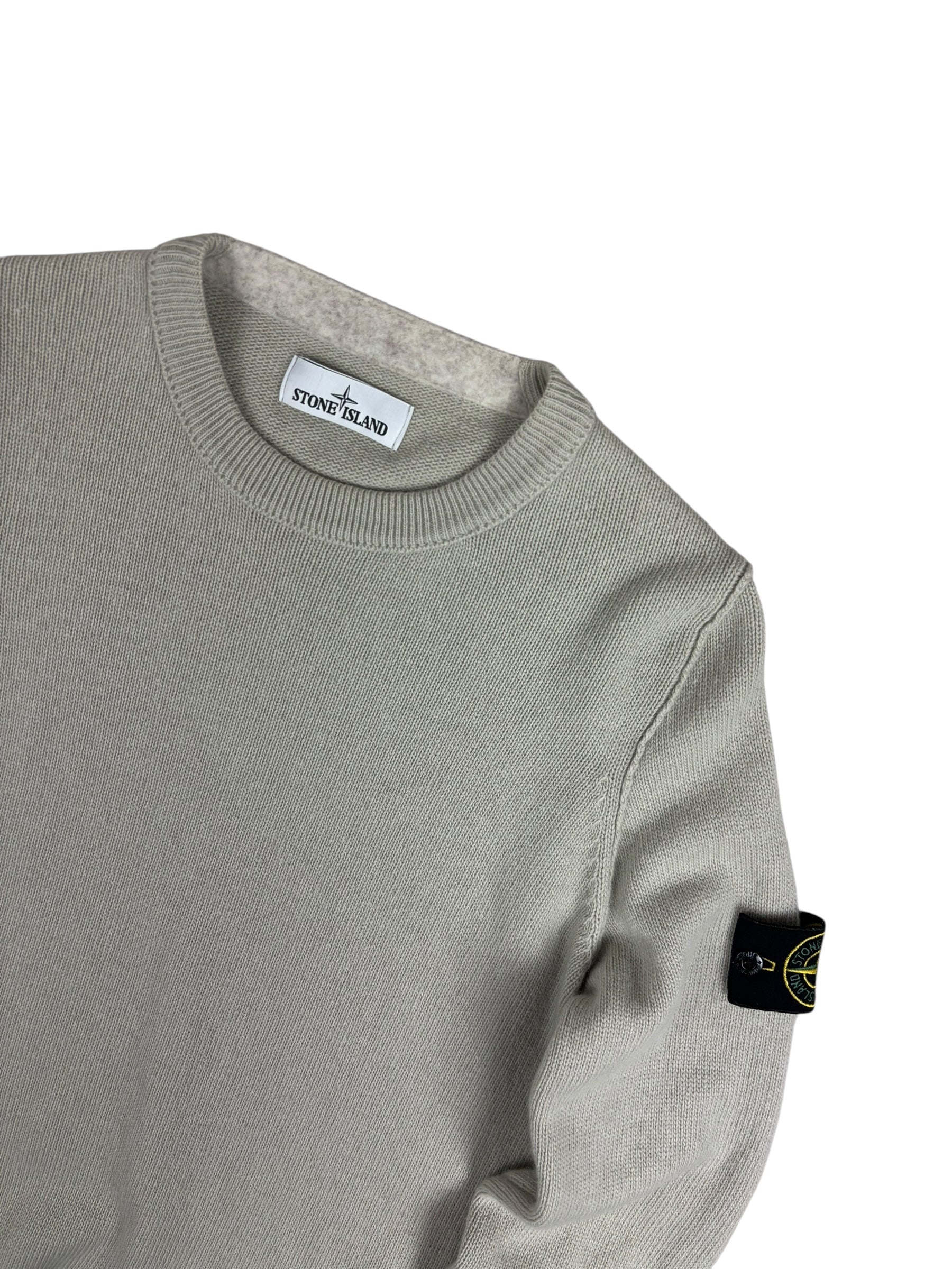 Pull Stone Island crème taille S - Vue de dos