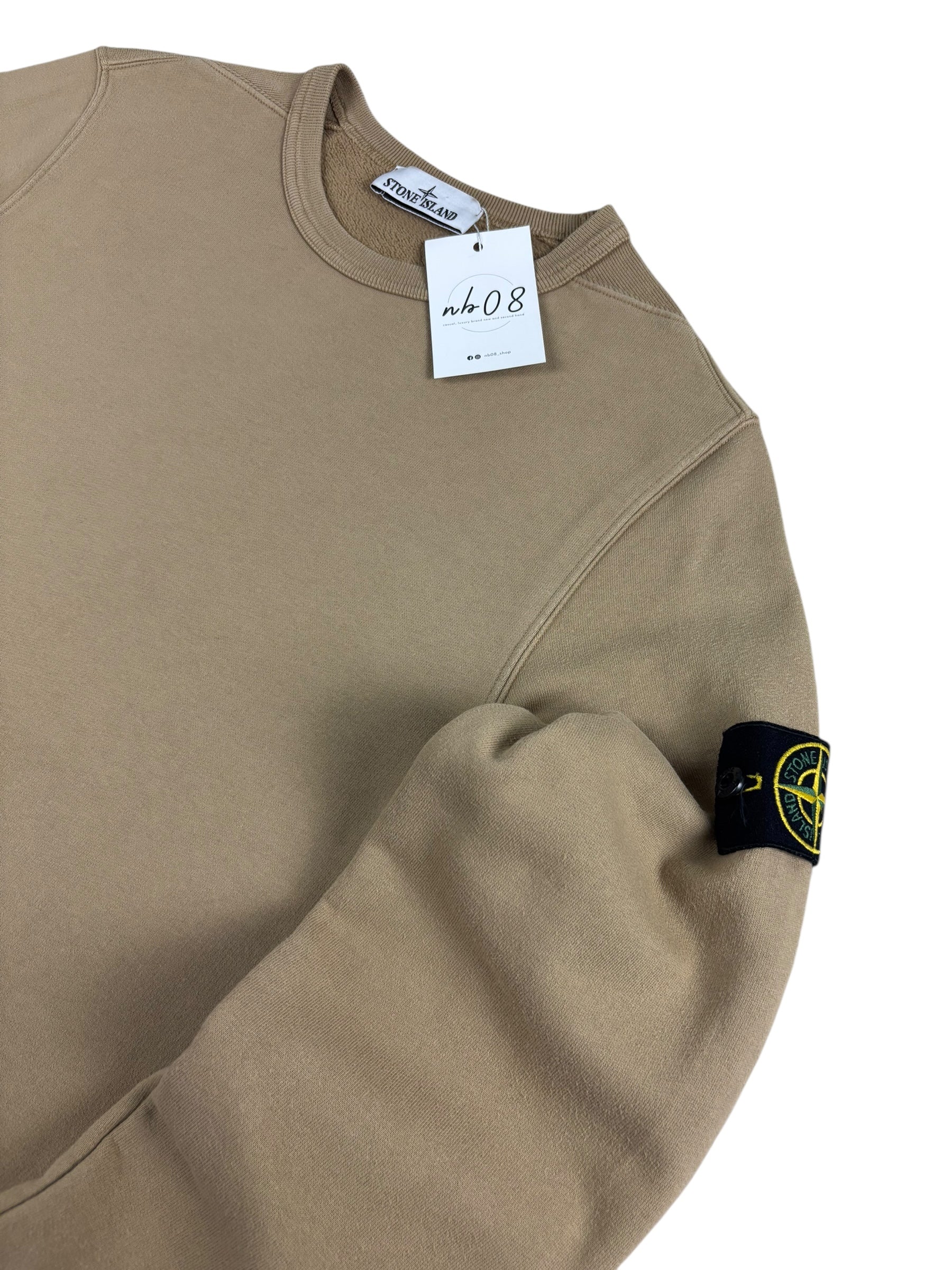 Pull Stone Island crème taille S - Vue de dos