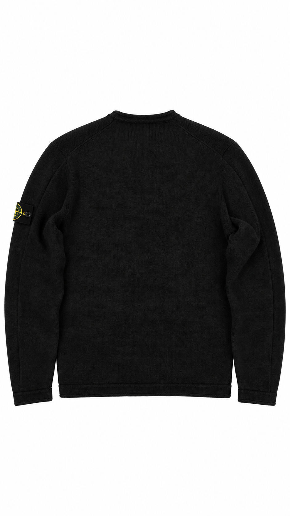 Pull en Laine Stone Island noir, vue de dos — vue 2
