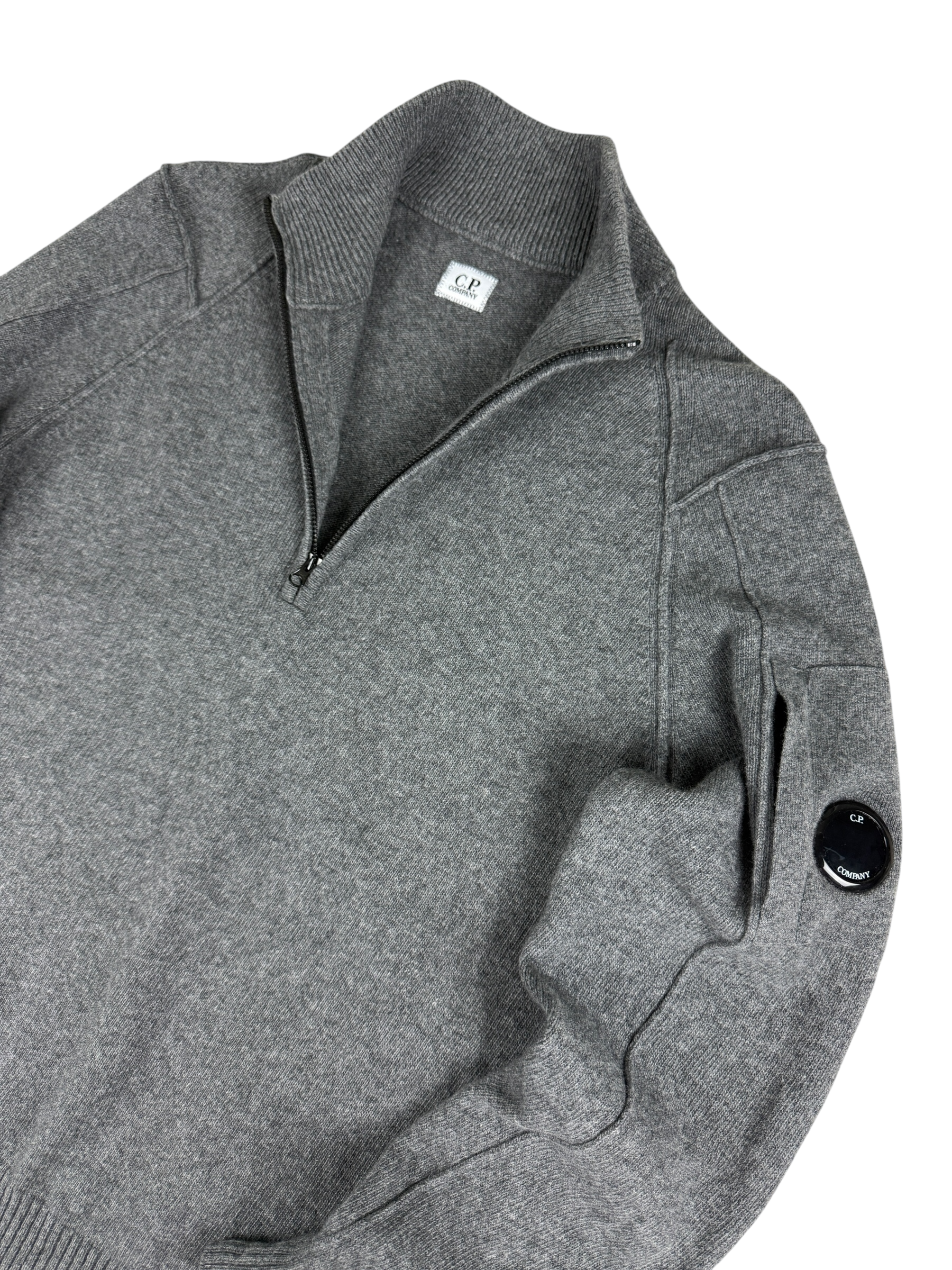 Pull Stone Island gris taille 54 - Vue de dos
