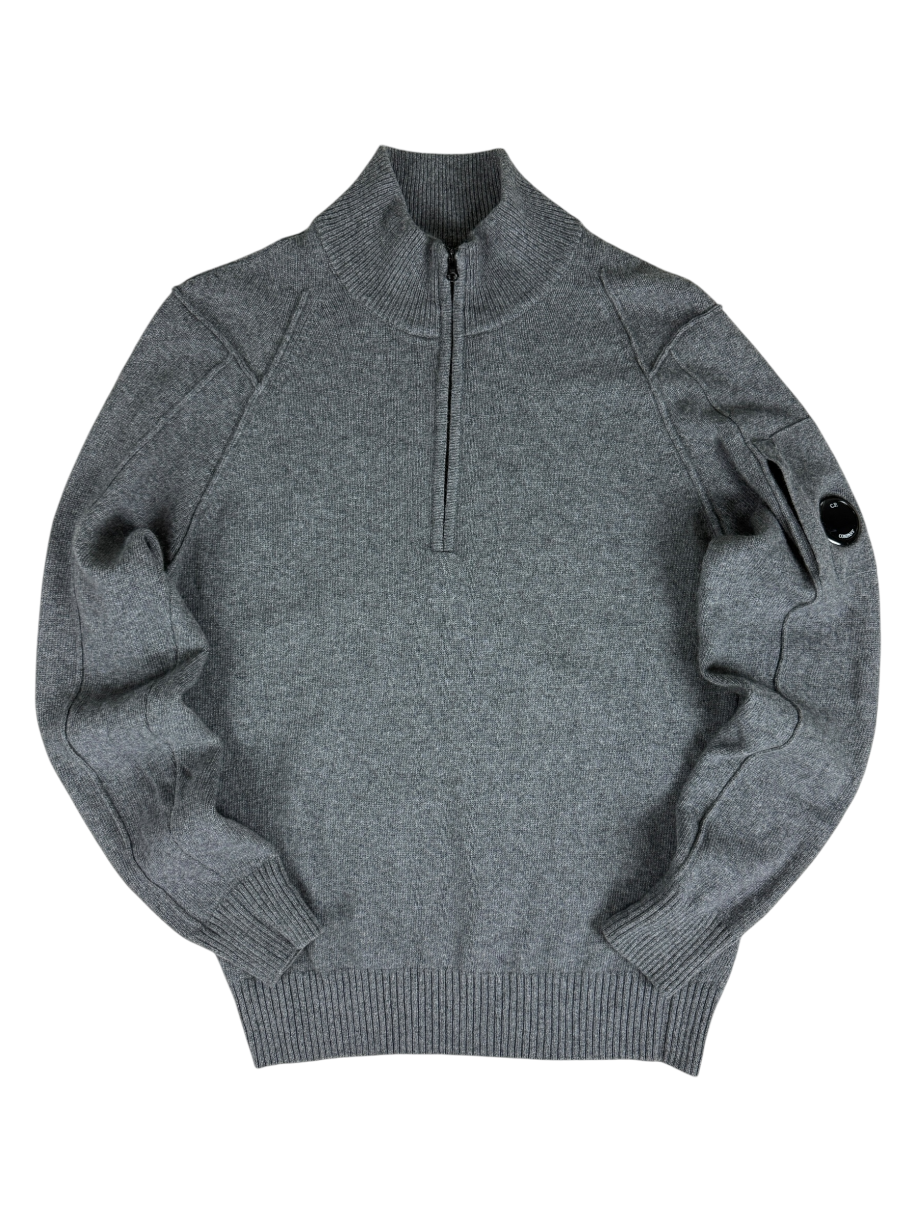 Pull Stone Island gris taille 54 - Vue de face
