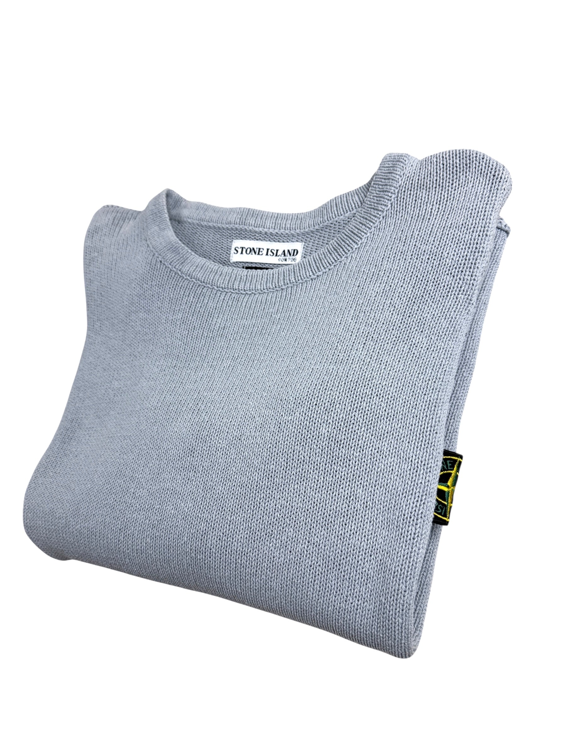 Pull Stone Island gris taille M - Détail