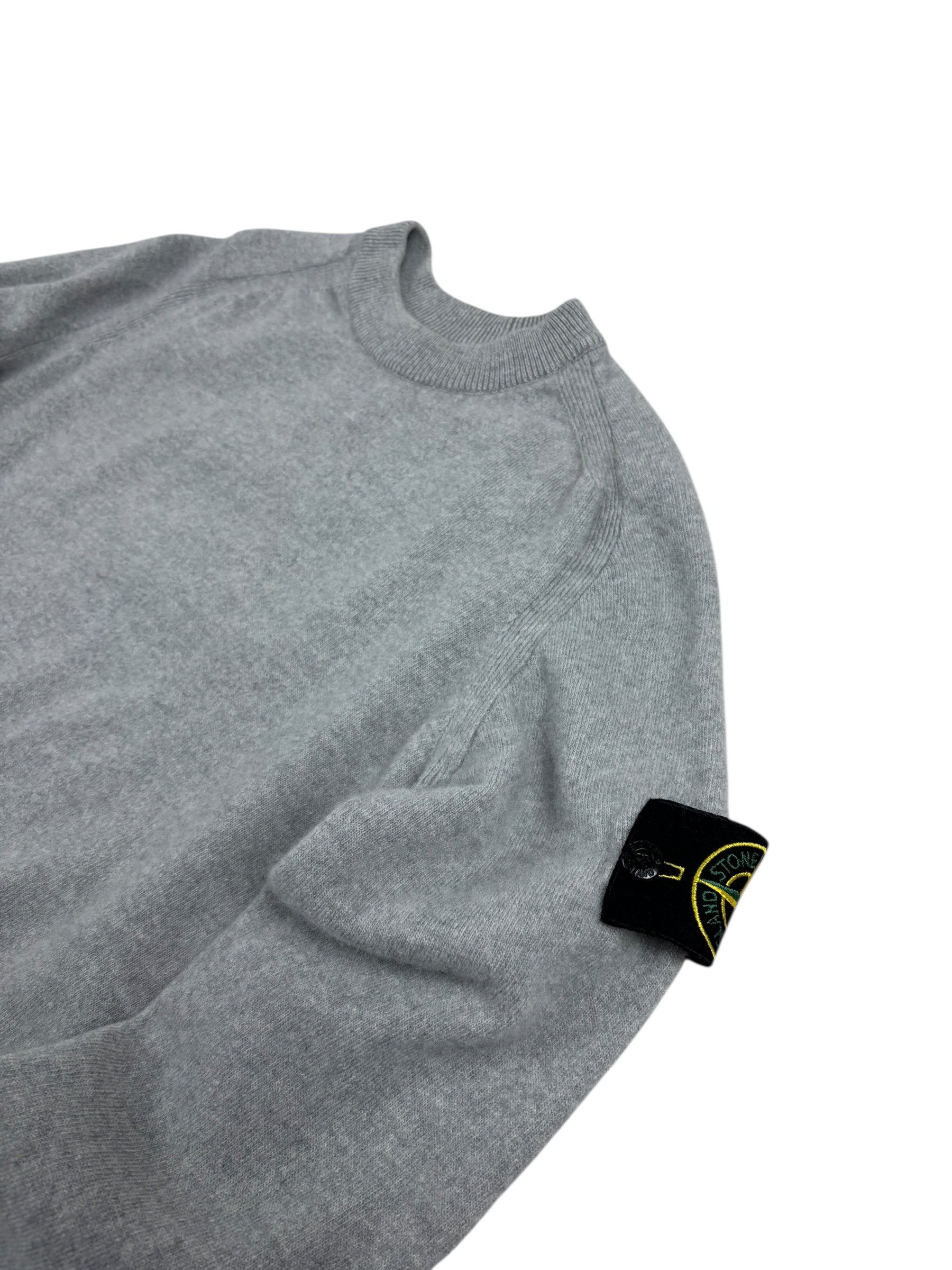 Pull Stone Island gris taille M - Vue de dos