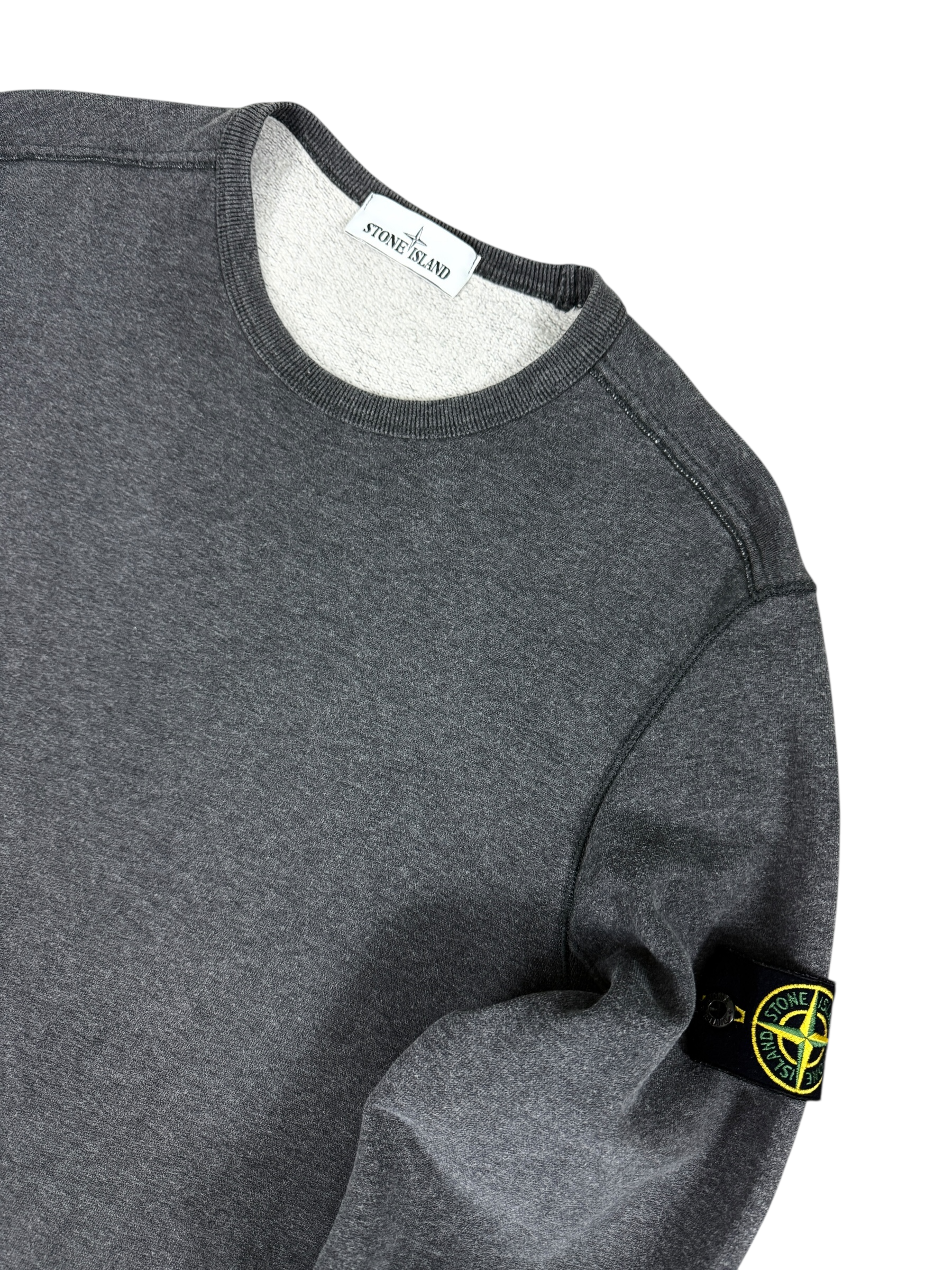 Pull Stone Island gris taille M - Vue de dos