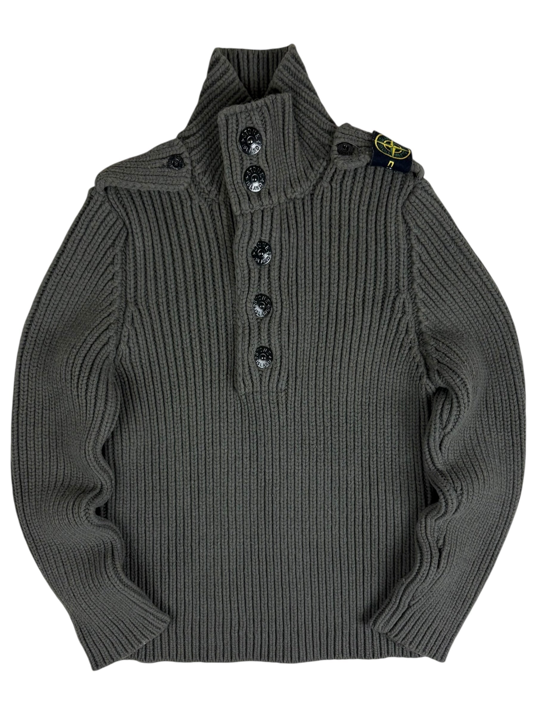 Pull Stone Island gris taille M - Vue de face