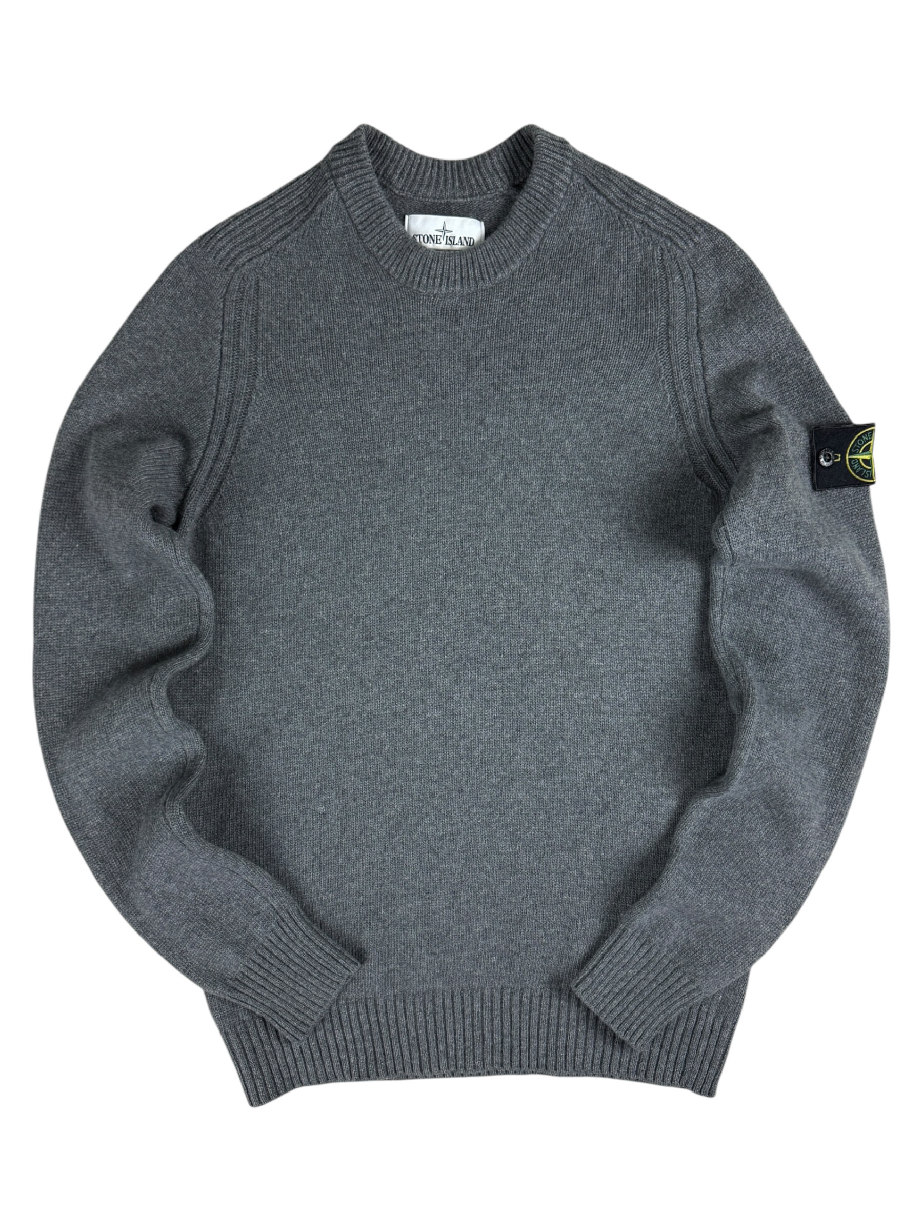 Pull Stone Island gris taille S - Vue de face