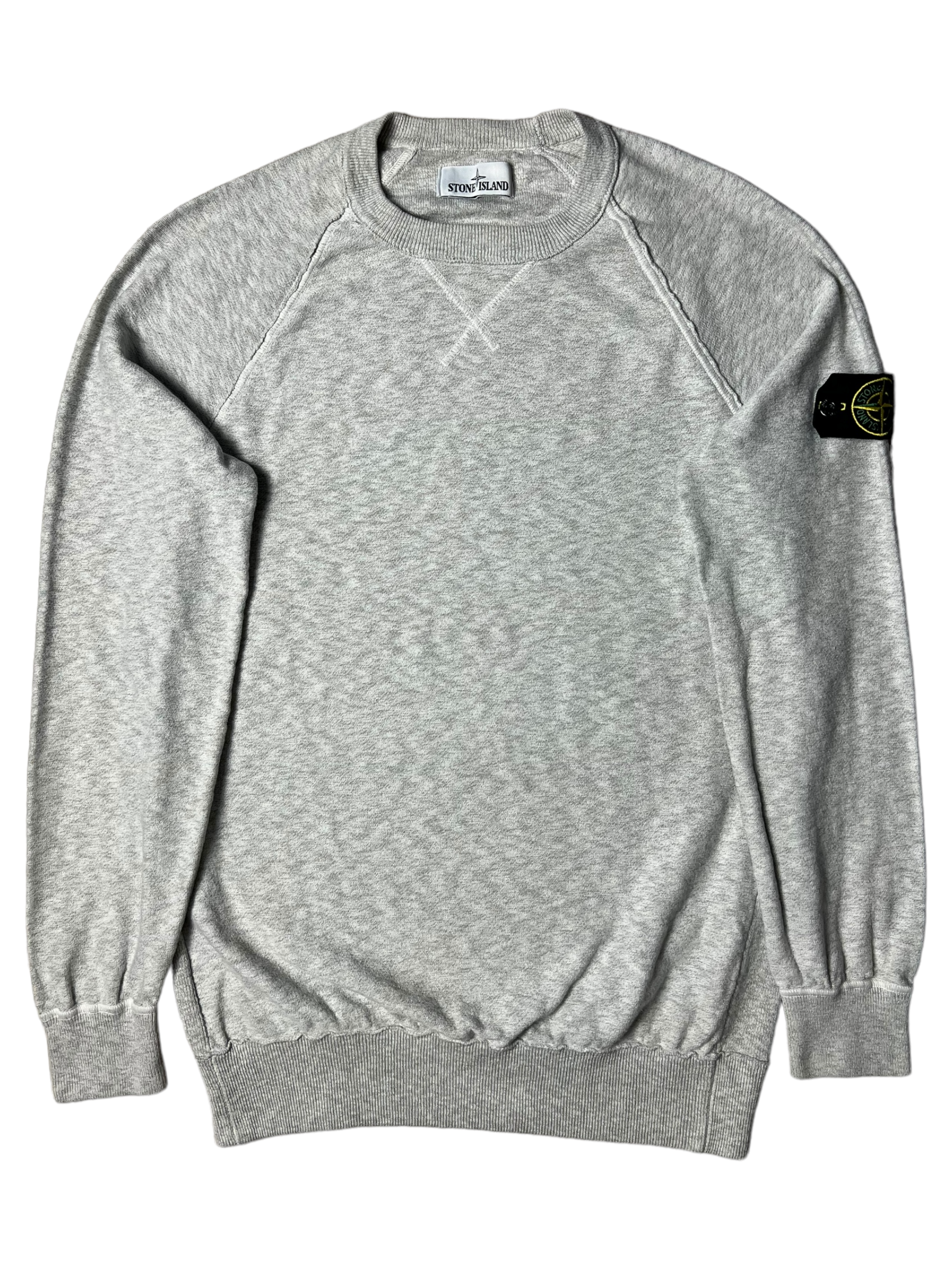 Pull Stone Island gris taille XL - Vue de face