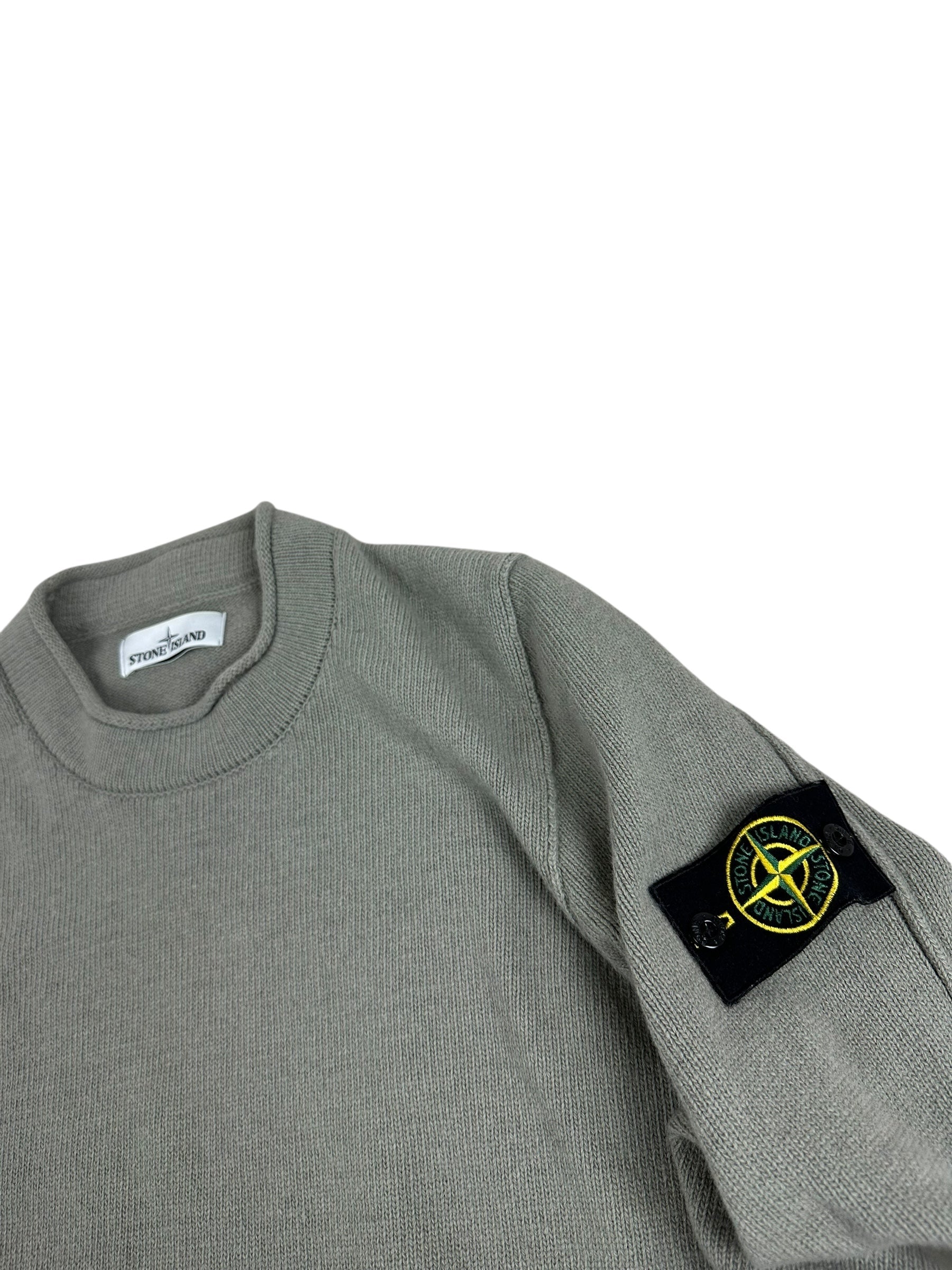 Pull Stone Island kaki taille M - Détail