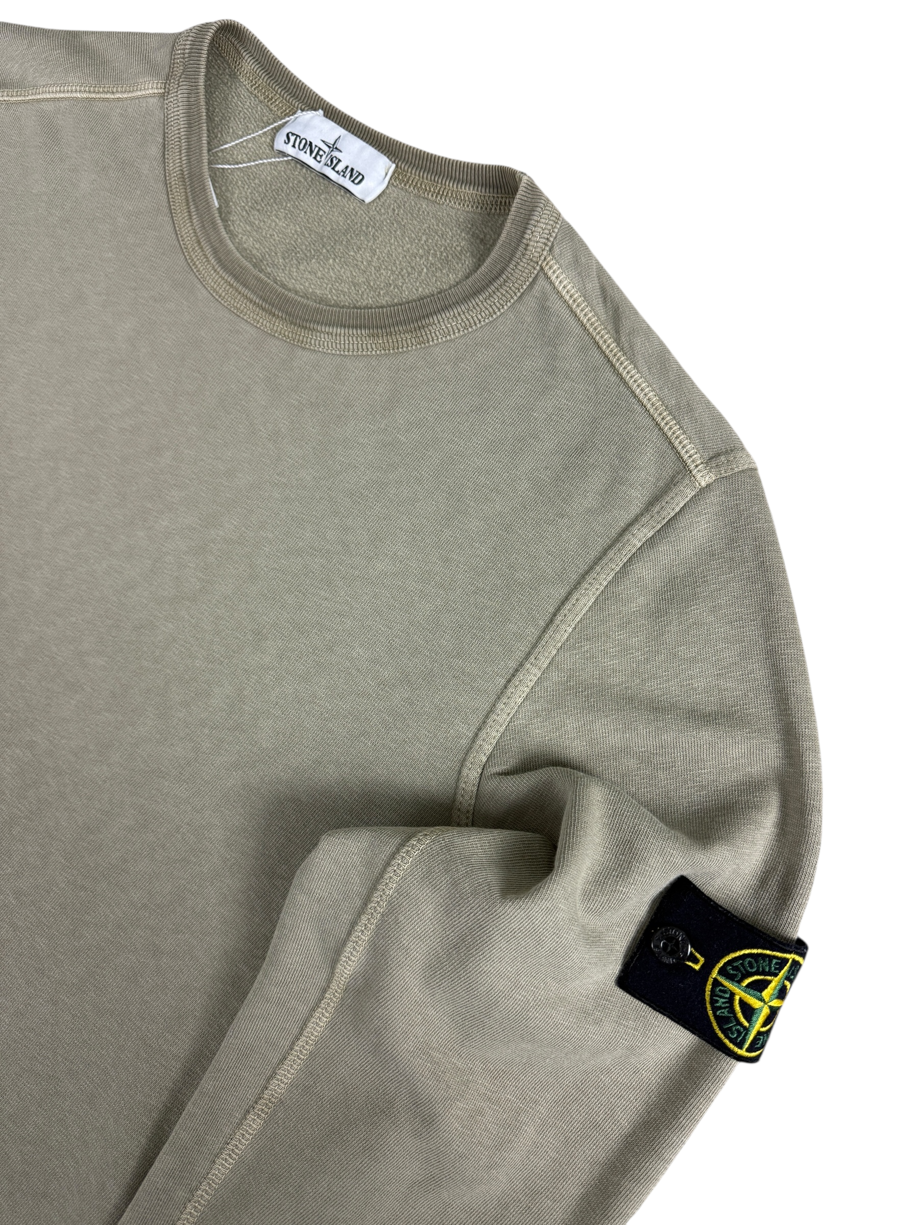 Pull Stone Island kaki taille M - Vue de dos