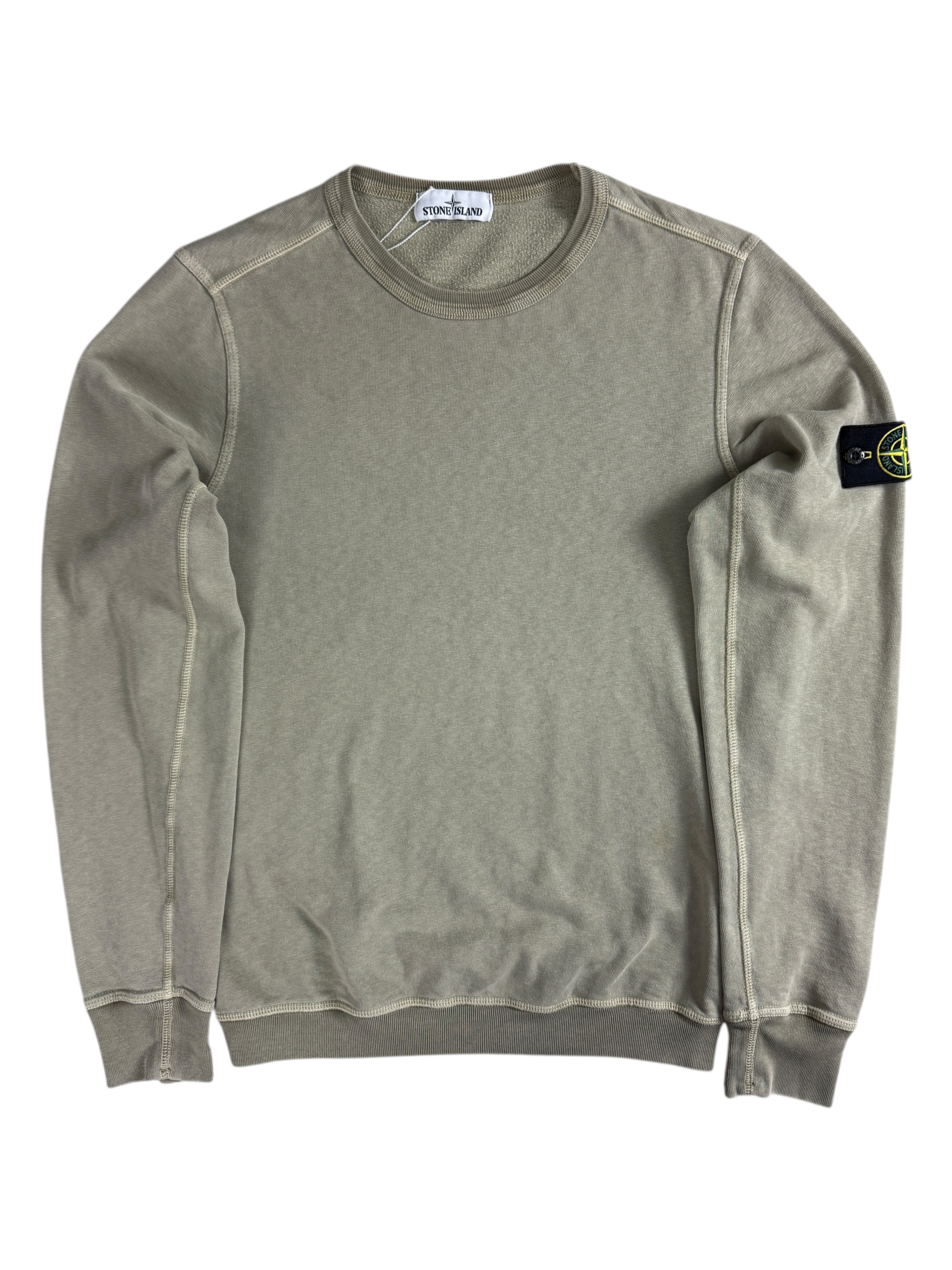 Pull Stone Island kaki taille M - Vue de face