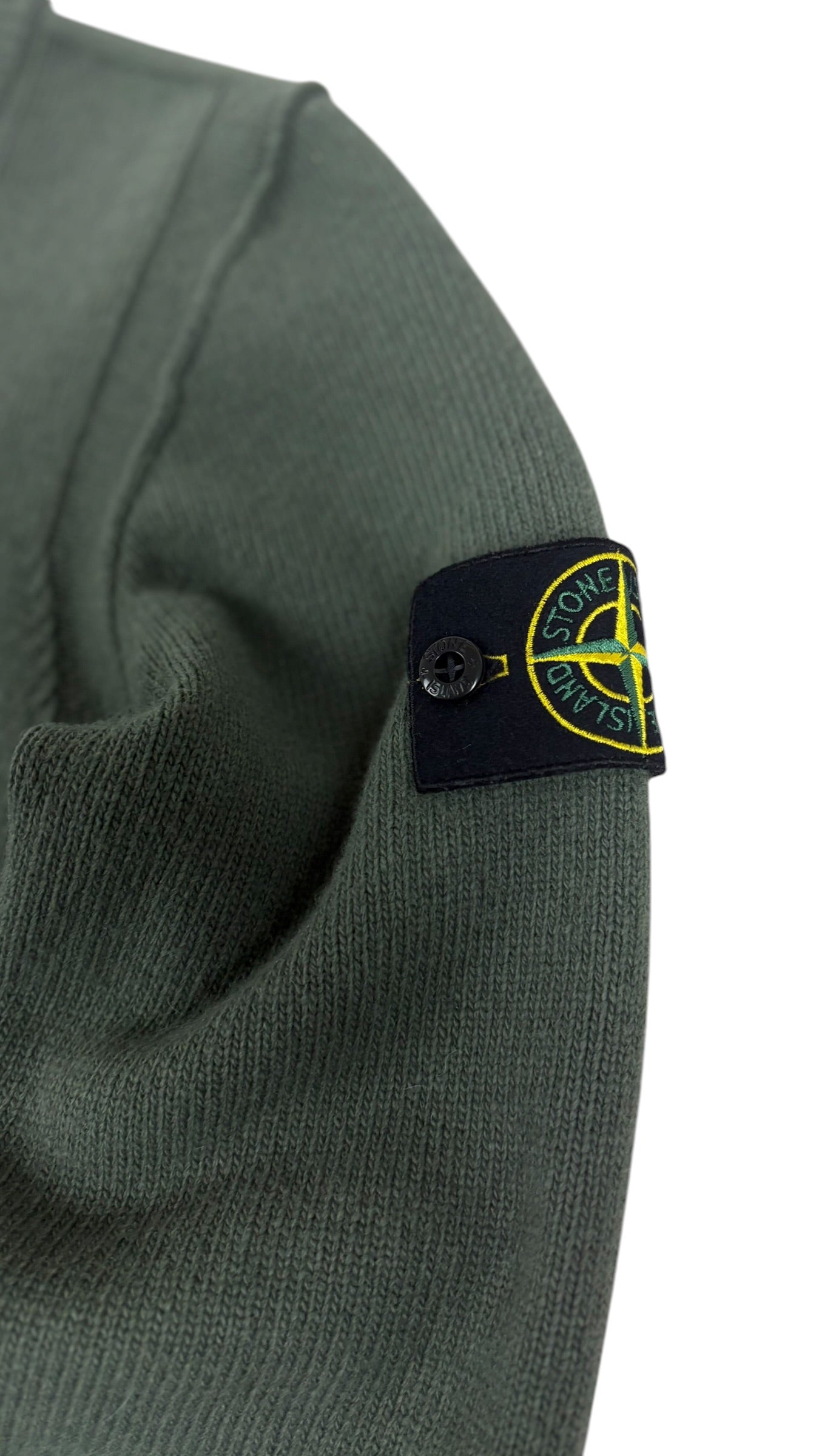 Pull Stone Island kaki taille S - Vue de dos