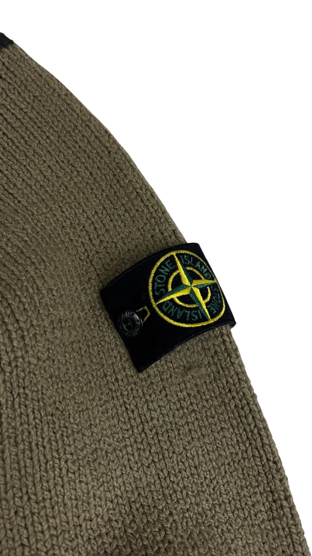 Pull Stone Island kaki taille S - Vue de dos