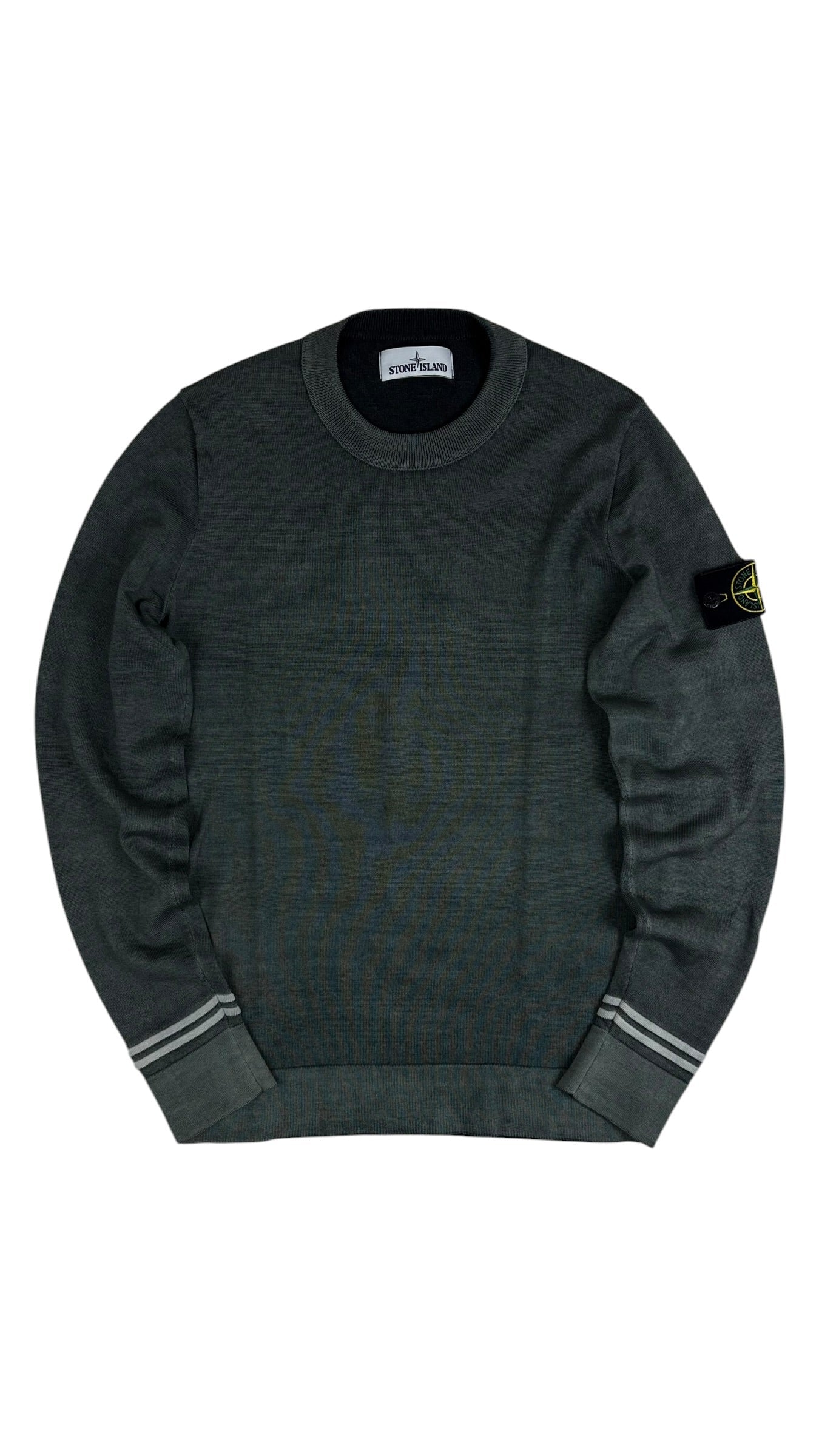 Pull Stone Island kaki taille S - Vue de face