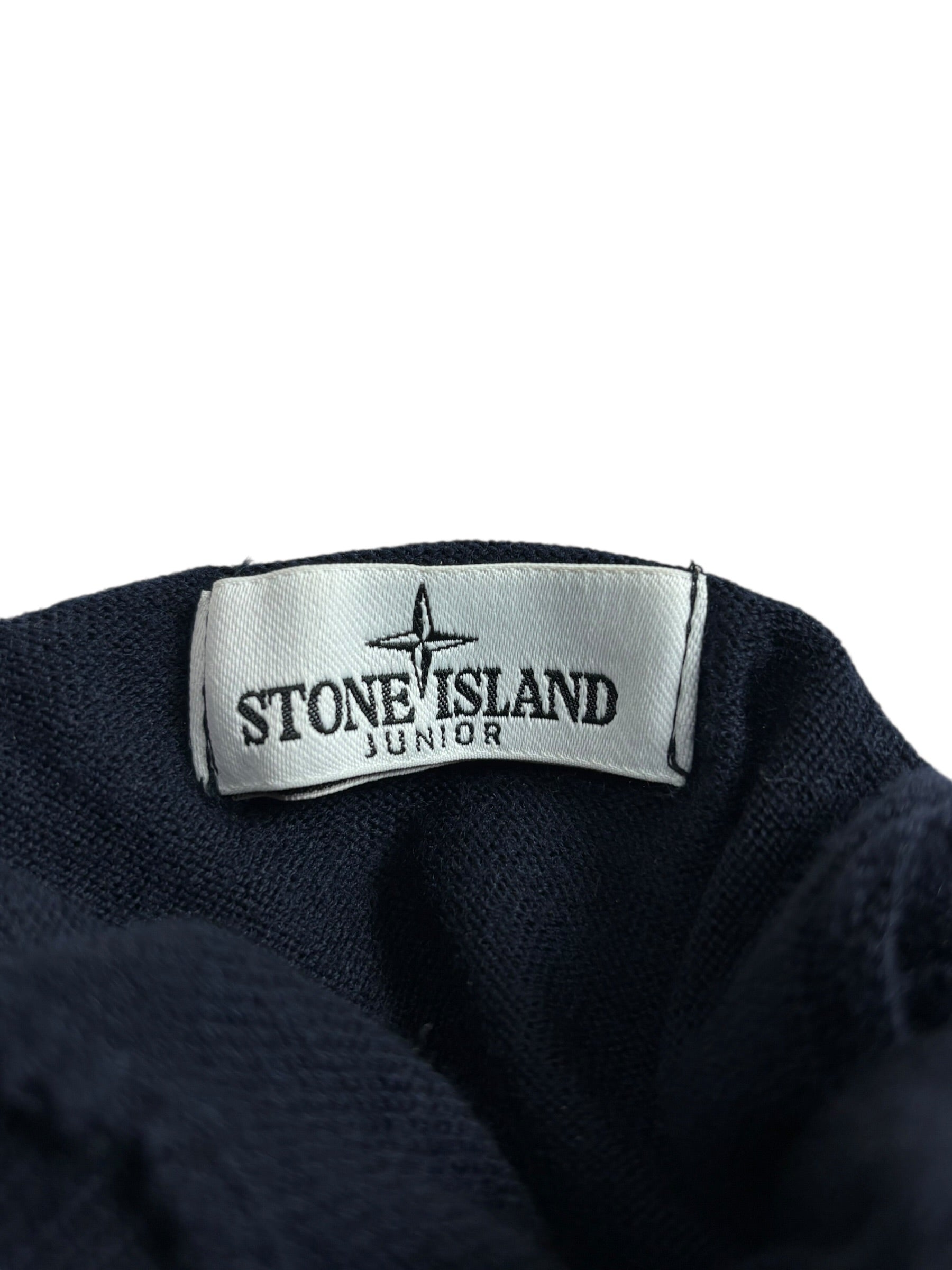 Pull Stone Island marine taille 14 ans - Détail