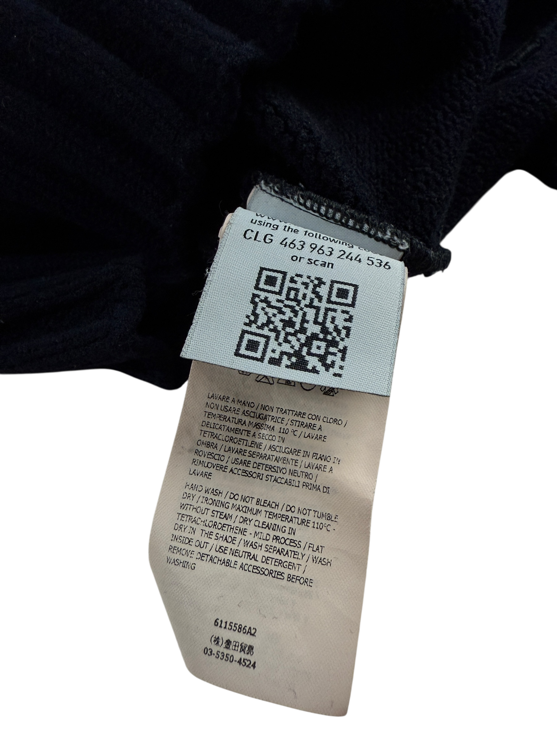 Pull Stone Island marine taille S - Détail