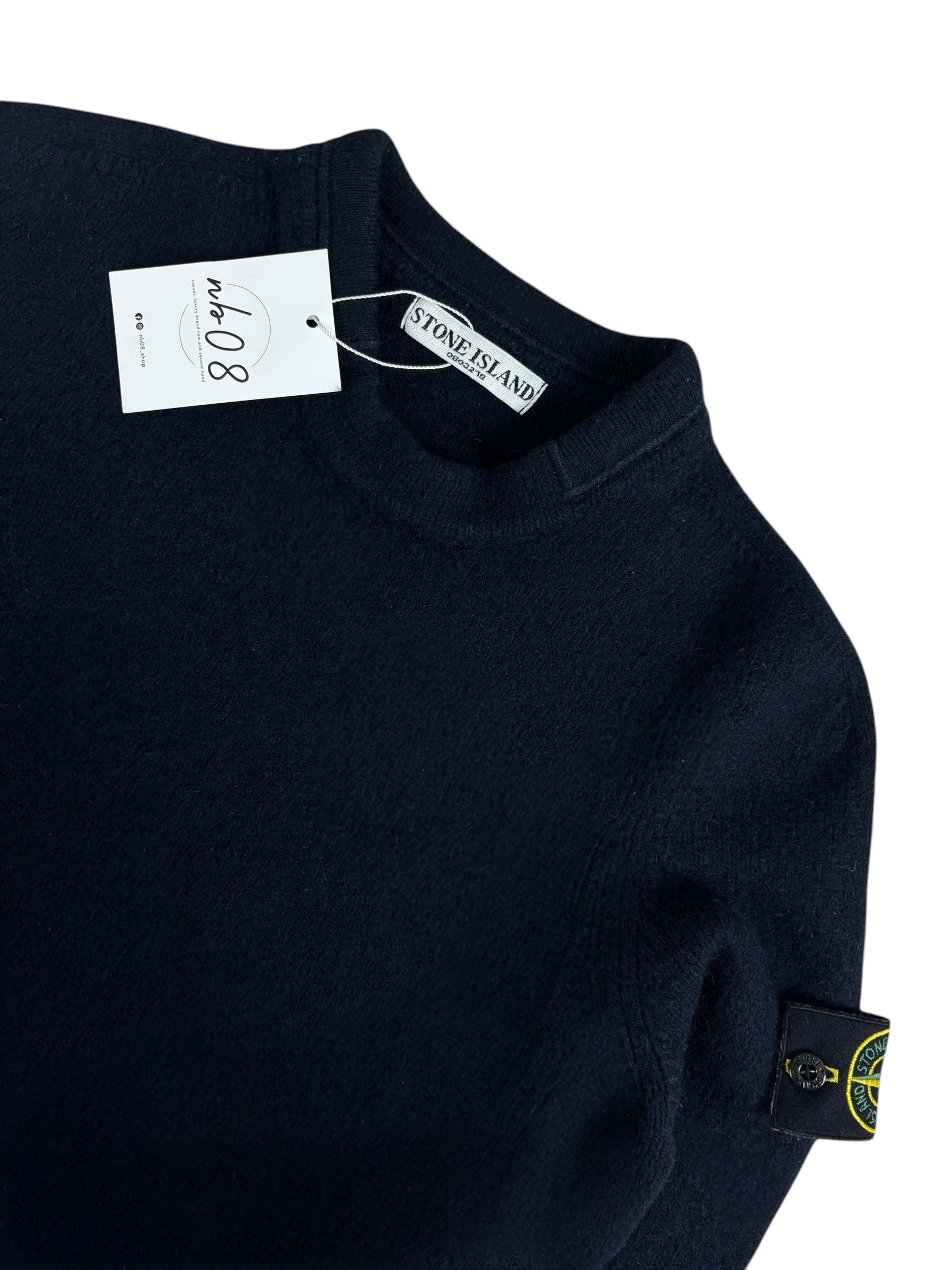 Pull Stone Island marine taille XS - Détail