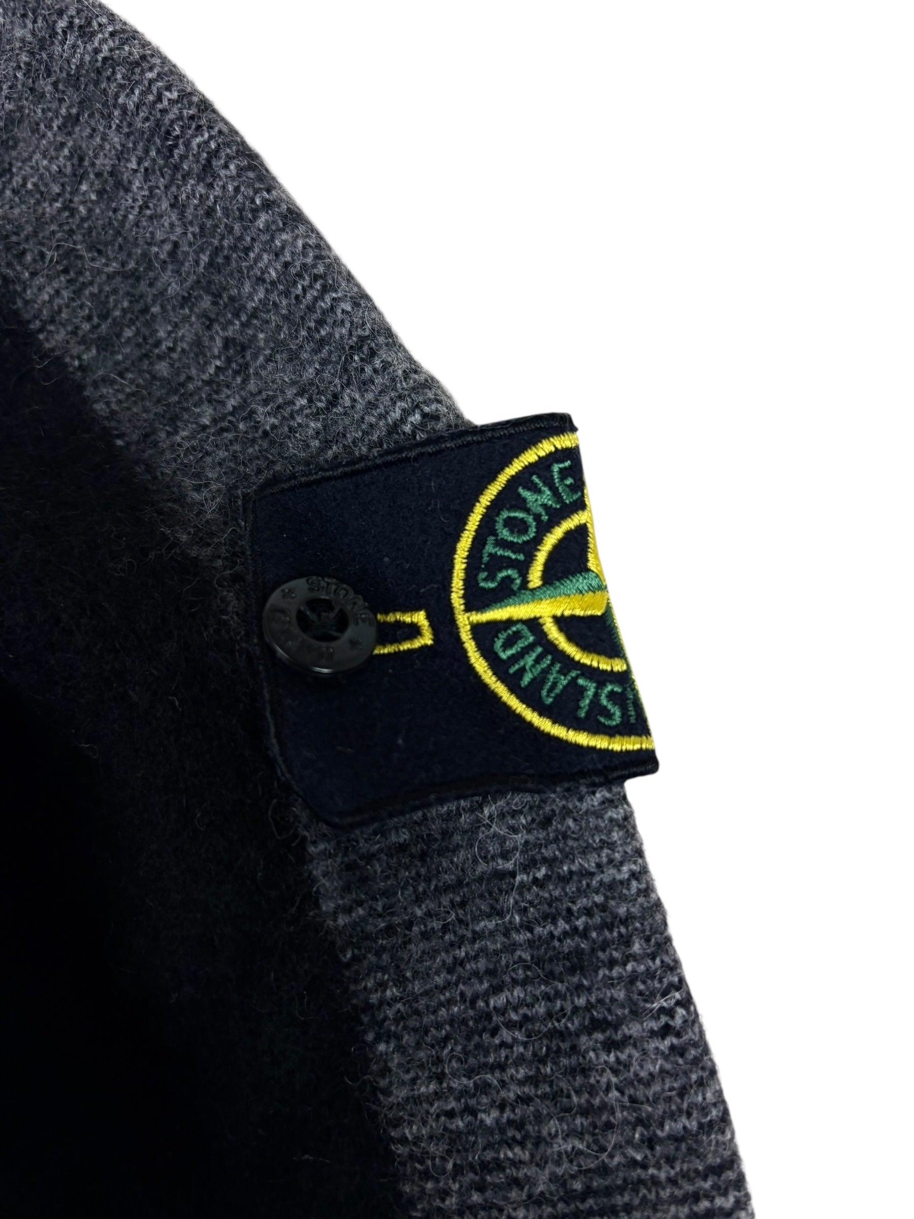 Pull Stone Island noir / gris taille M - Vue de dos