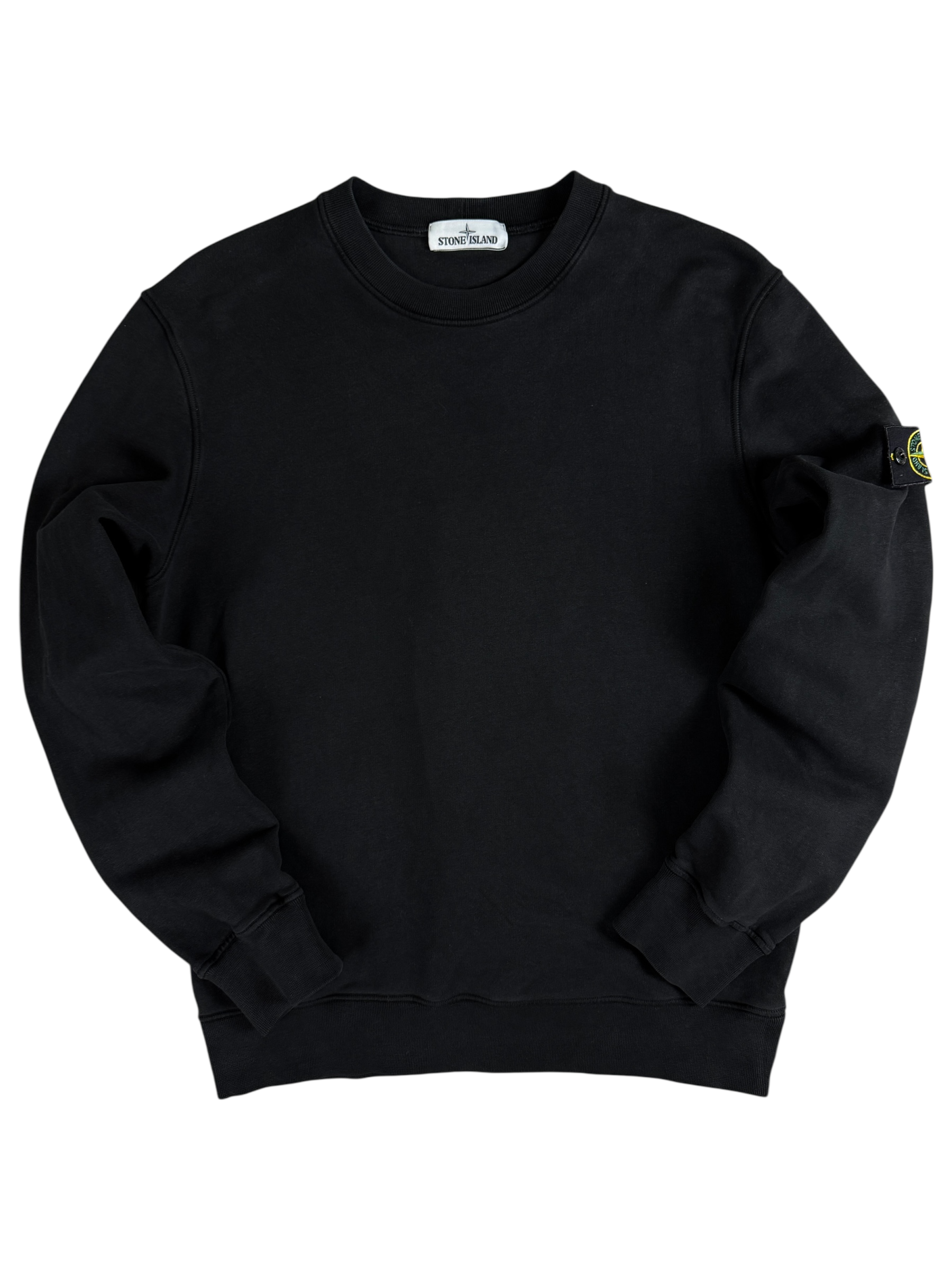 Pull Stone Island noir taille L - Vue de face