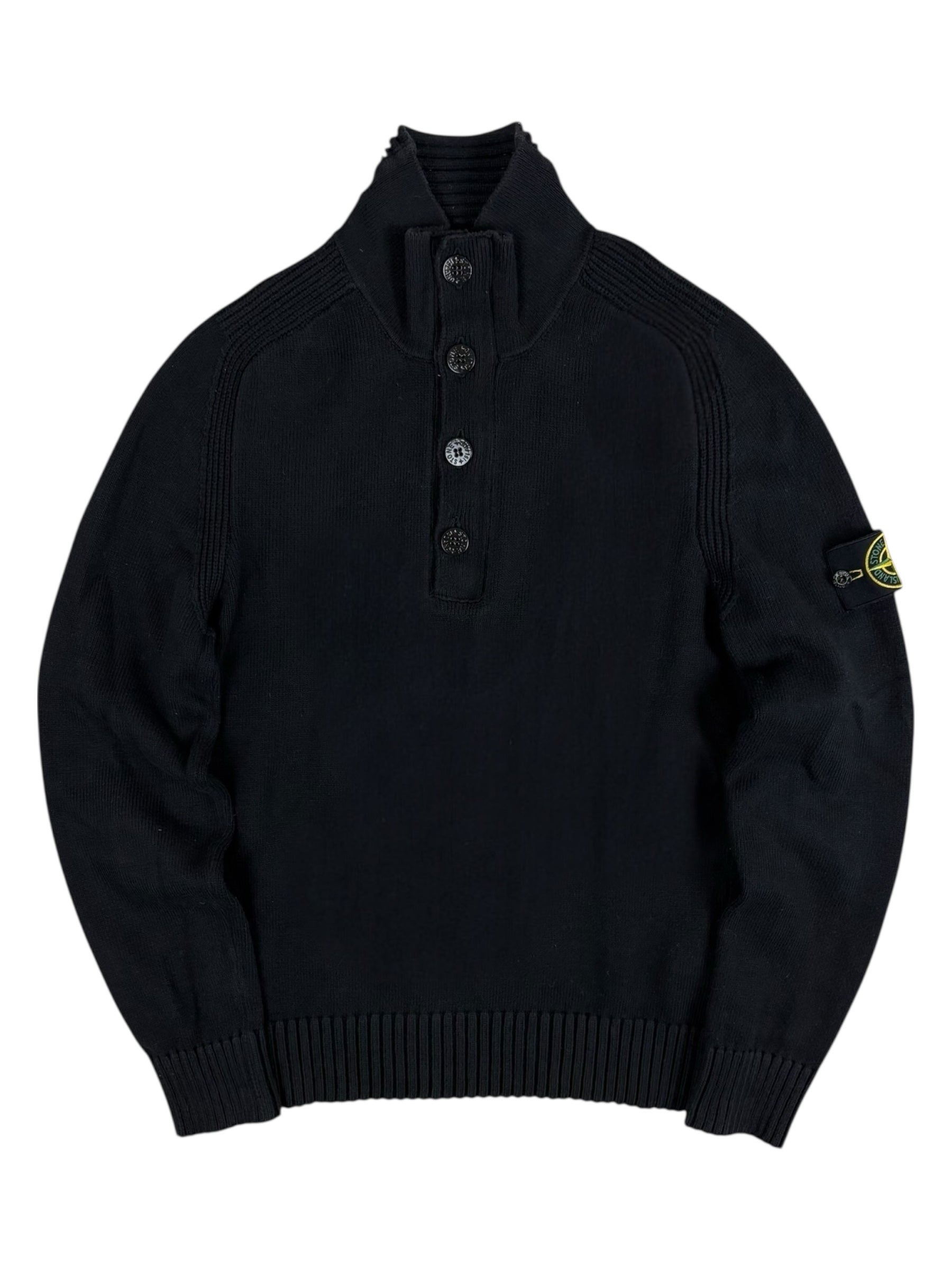 Pull Stone Island noir taille M - Vue de face