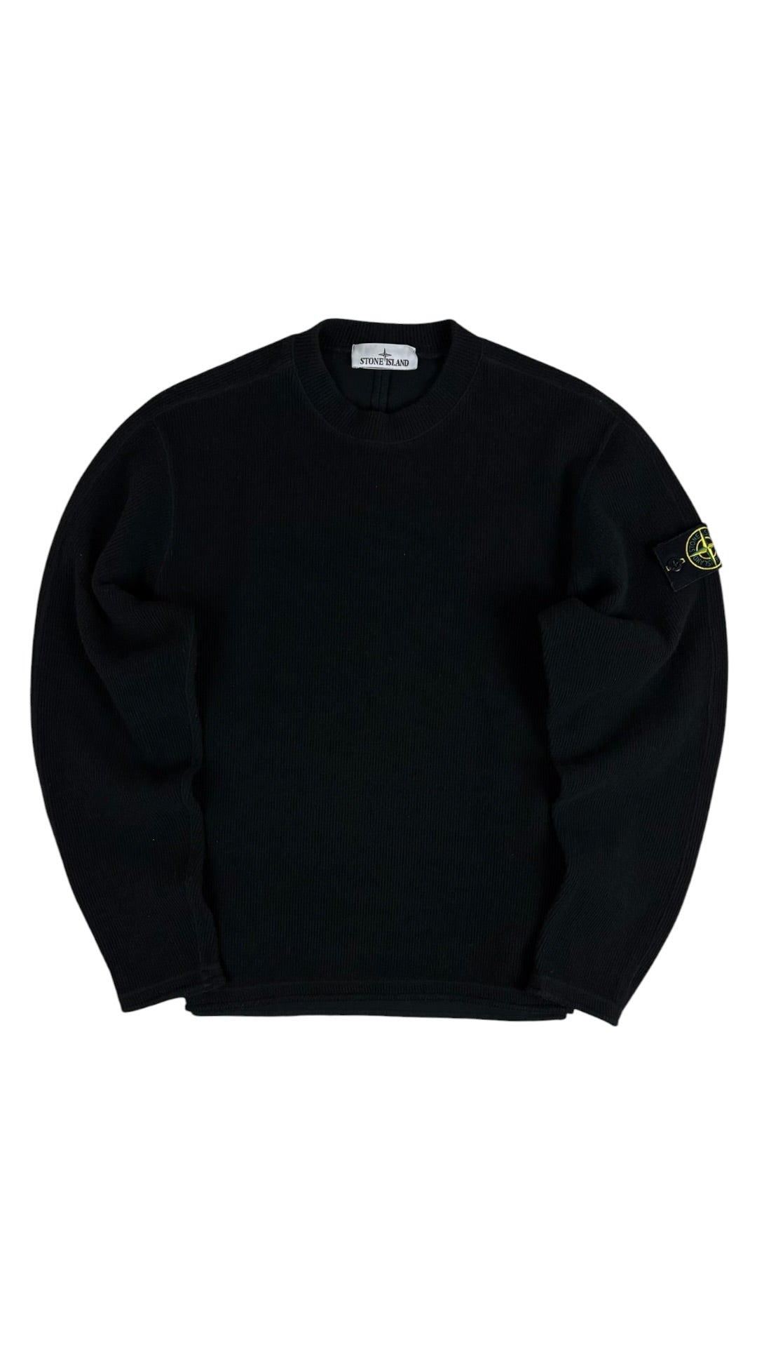 Pull Stone Island noir taille S - Vue de face