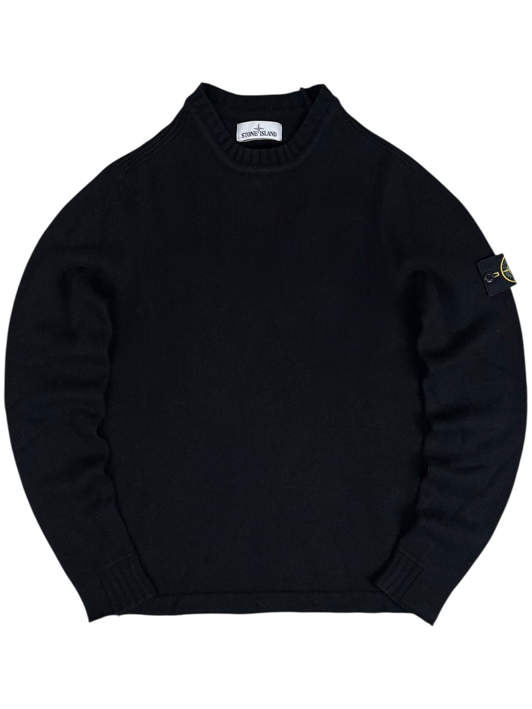 Pull Stone Island noir taille S - Vue de face