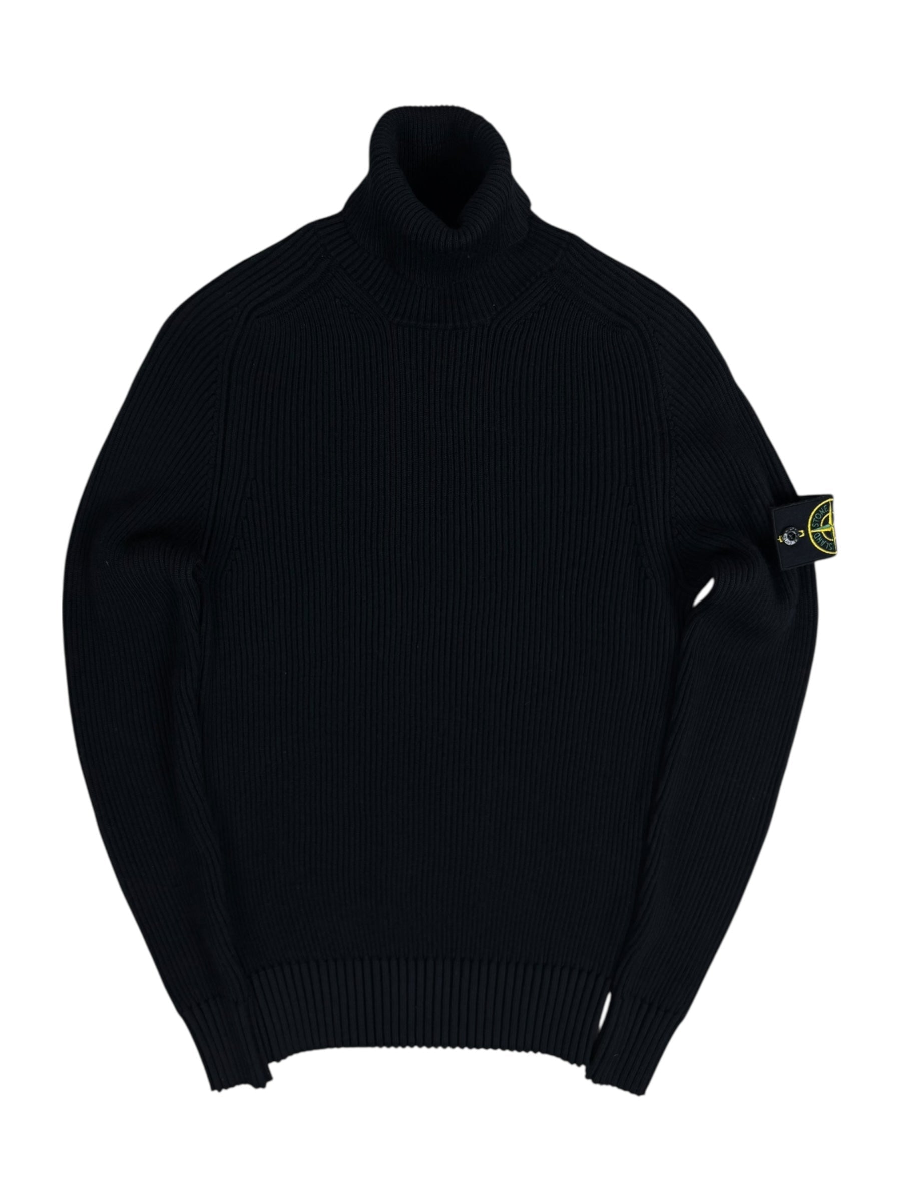 Pull Stone Island noir taille S - Vue de face