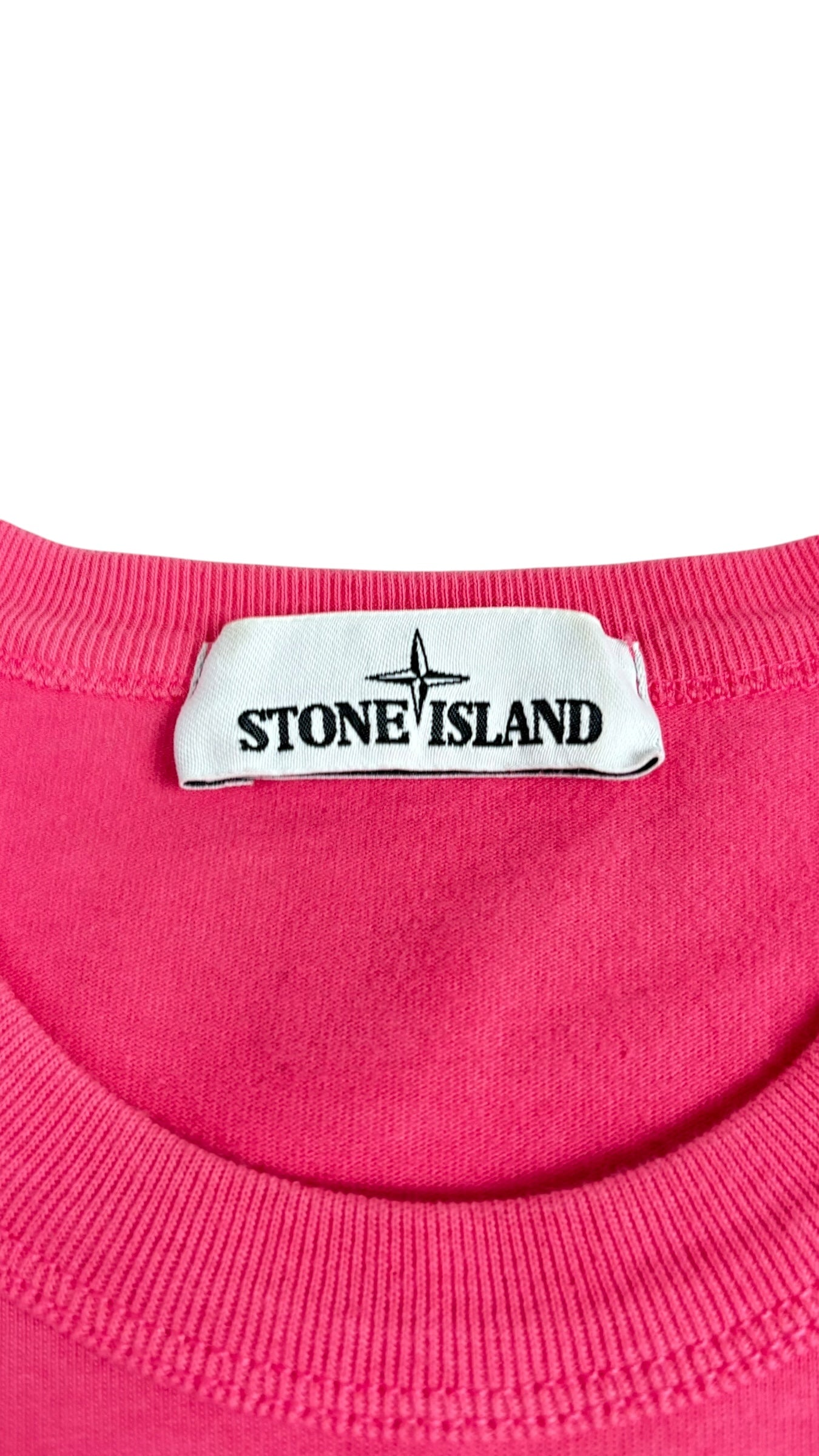 Pull Stone Island rose taille M - Détail